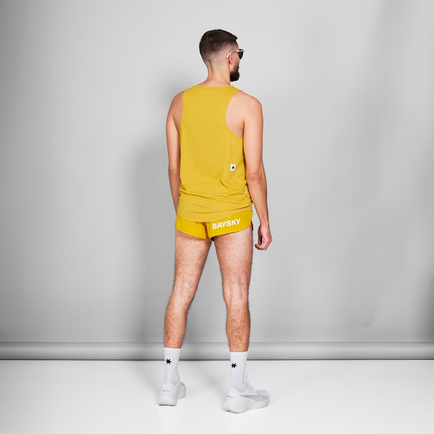 レースシングレット NMRSI30c4007 Logo Combat Singlet - Yellow [メンズ]