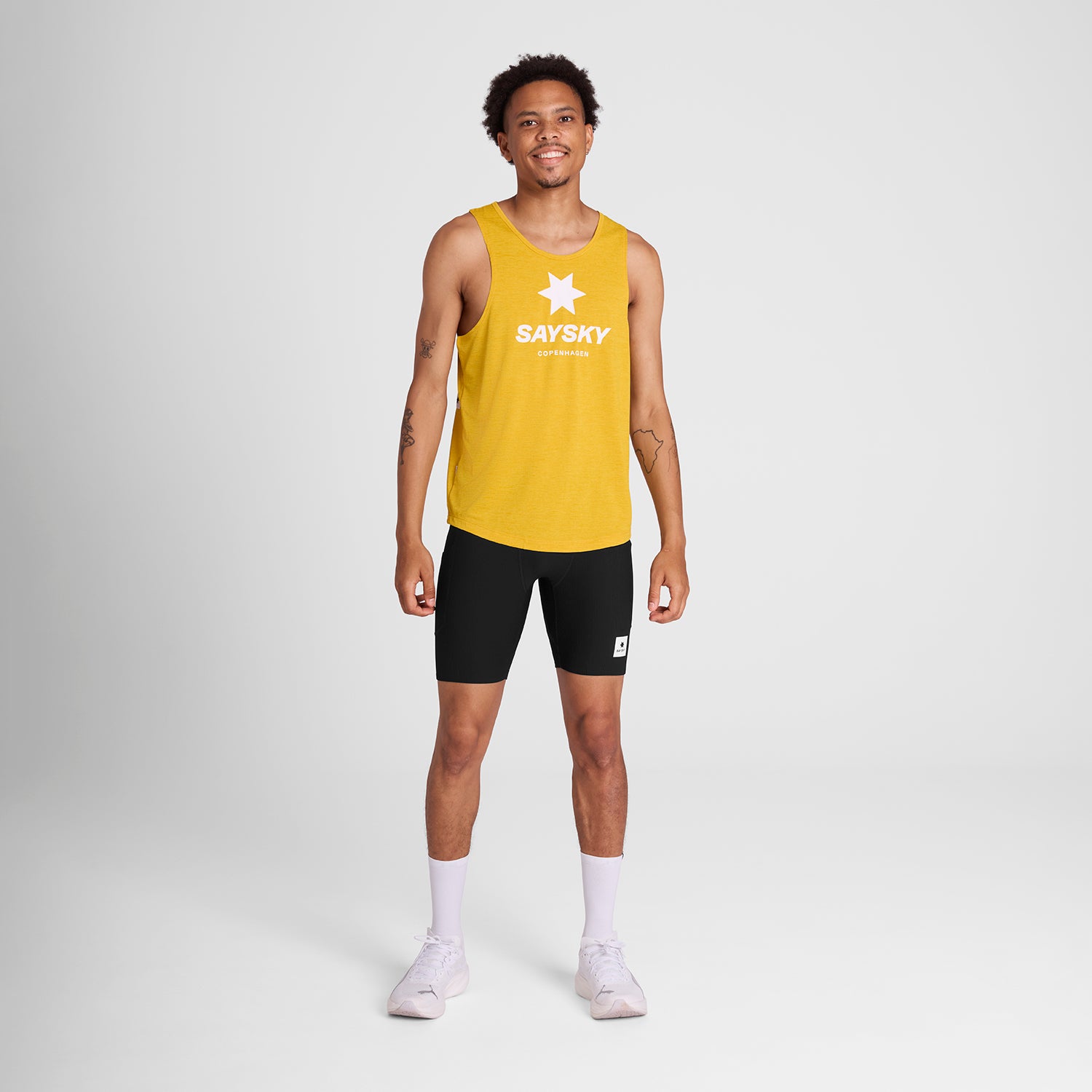レースシングレット NMRSI30c4007 Logo Combat Singlet - Yellow [メンズ]