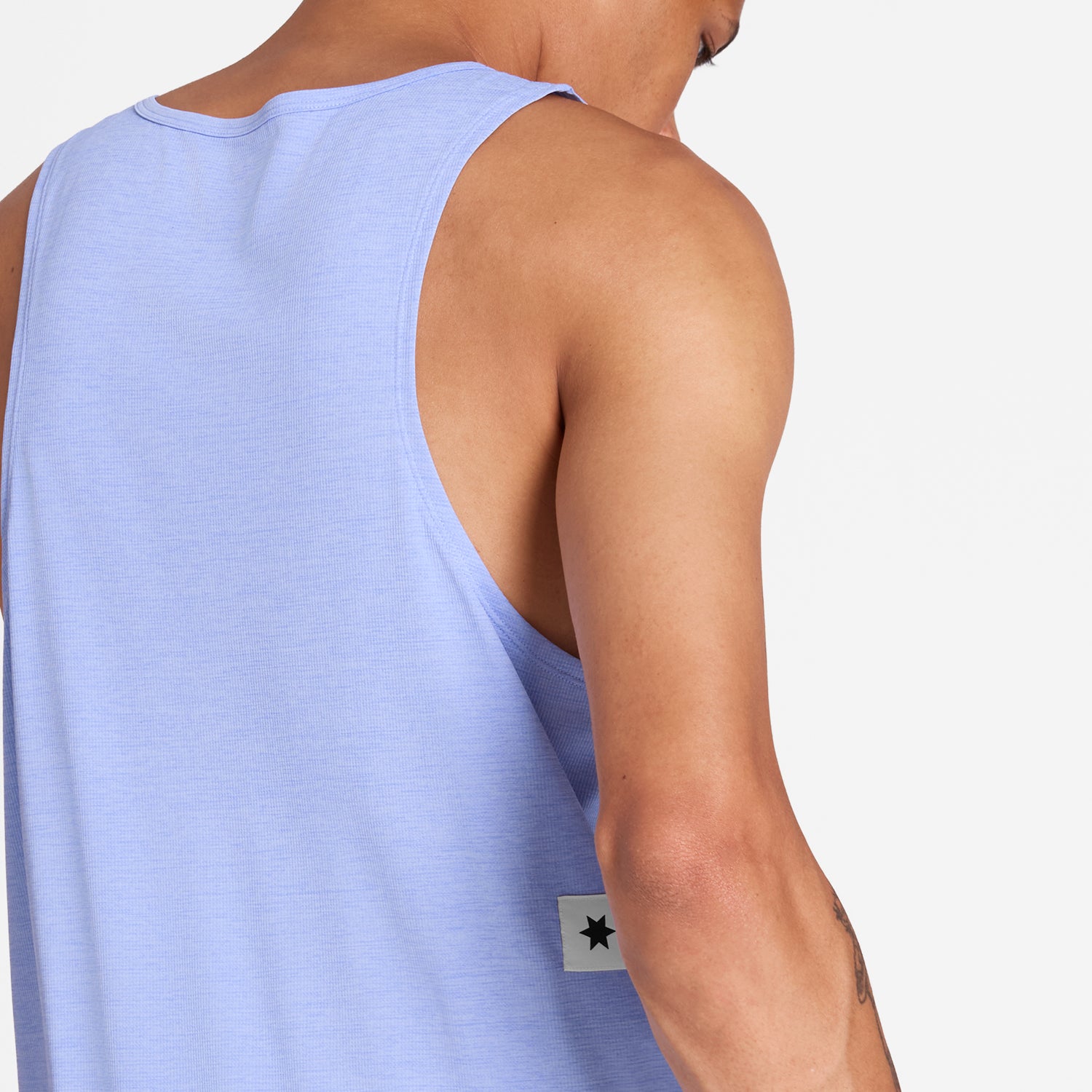 レースシングレット NMRSI30c7008 Logo Combat Singlet - Purple Melange [メンズ]