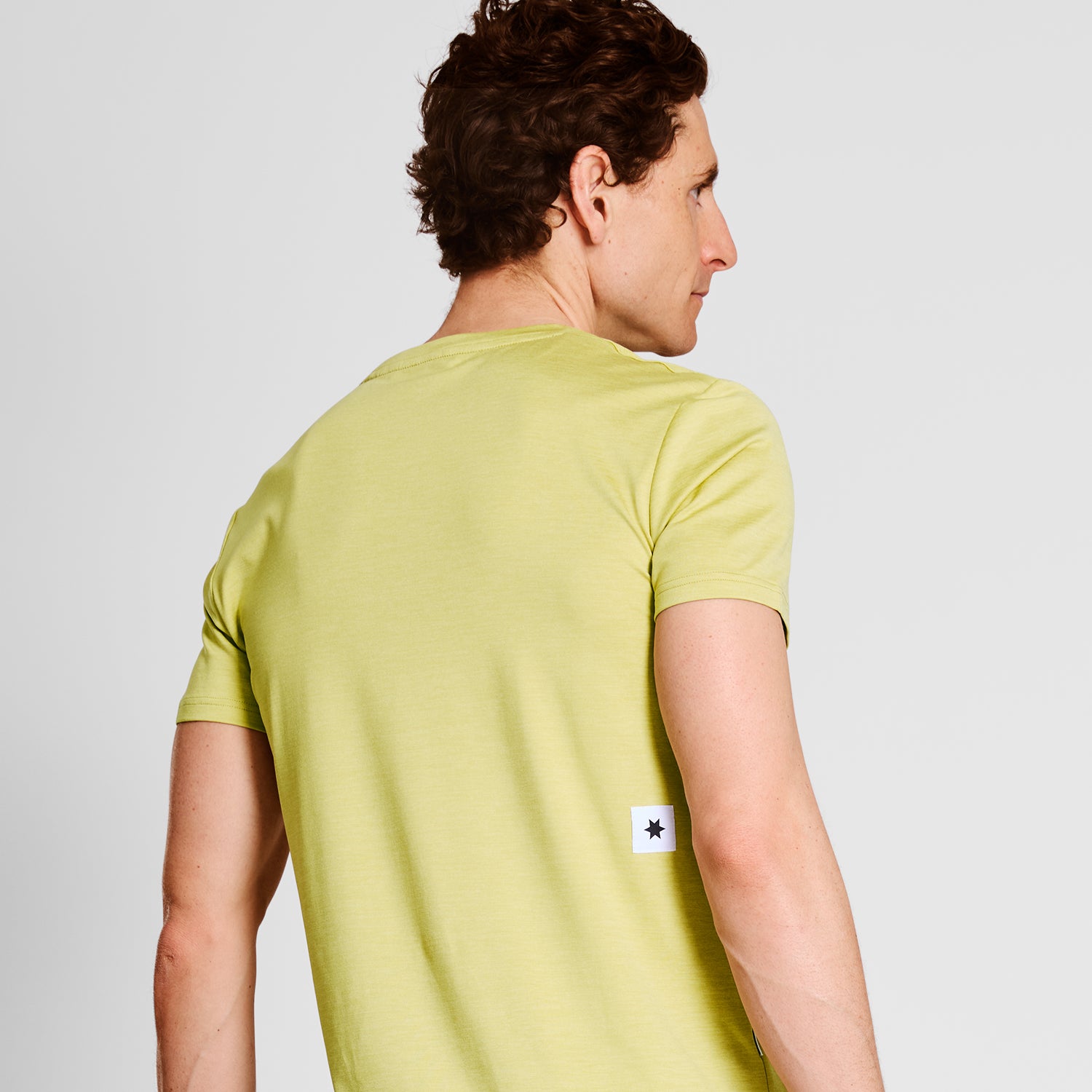 ランニングTシャツ NMRSS20c3008 Logo Pace T-shirt - Green Melange [メンズ]