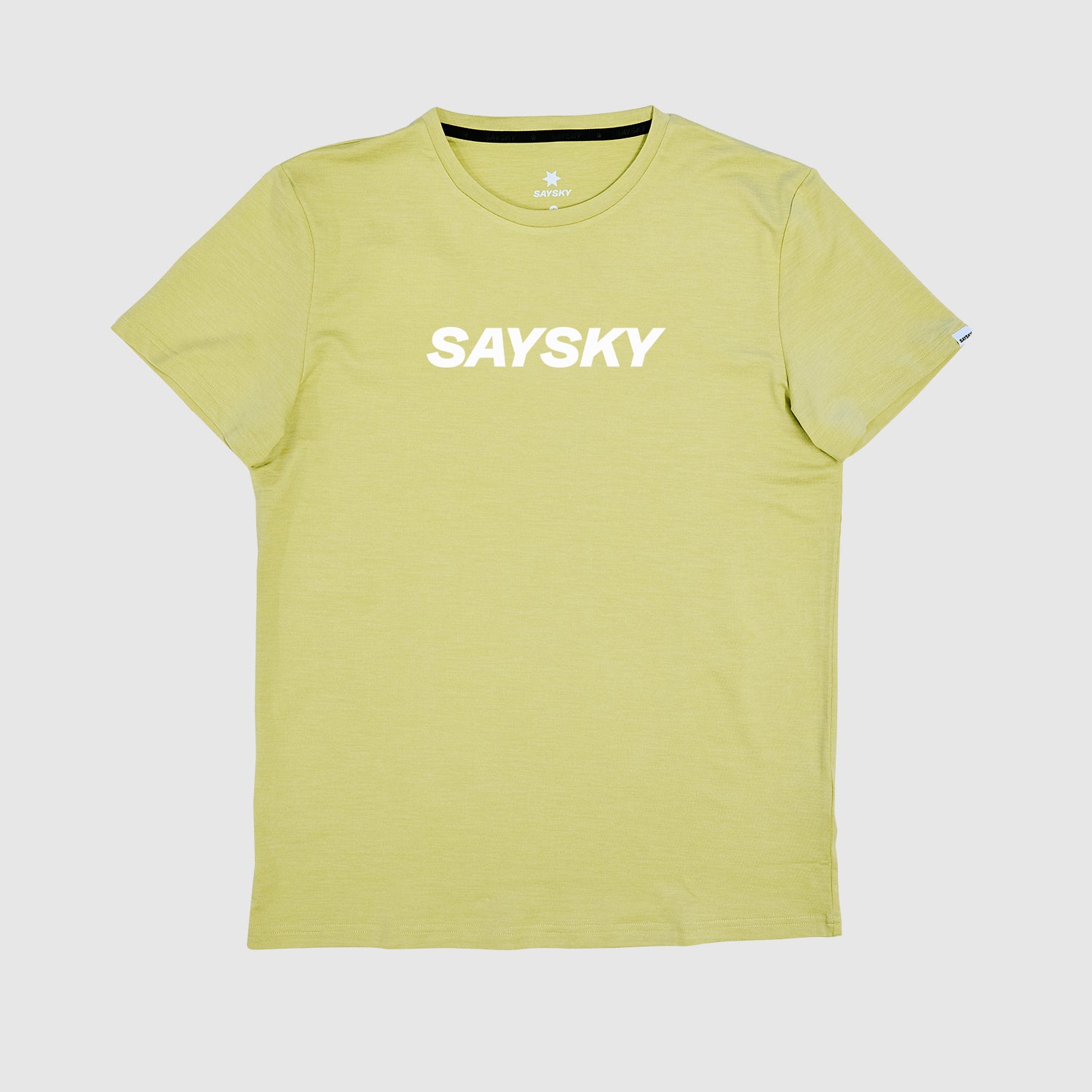 ランニングTシャツ NMRSS20c3008 Logo Pace T-shirt - Green Melange [メンズ]