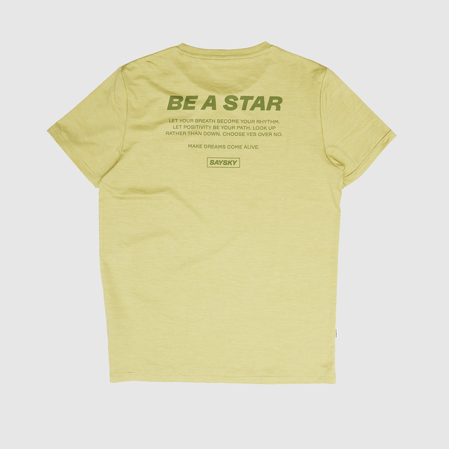 ランニングTシャツ NMRSS21c3008 Statement Pace T-shirt - Green Melange [メンズ]