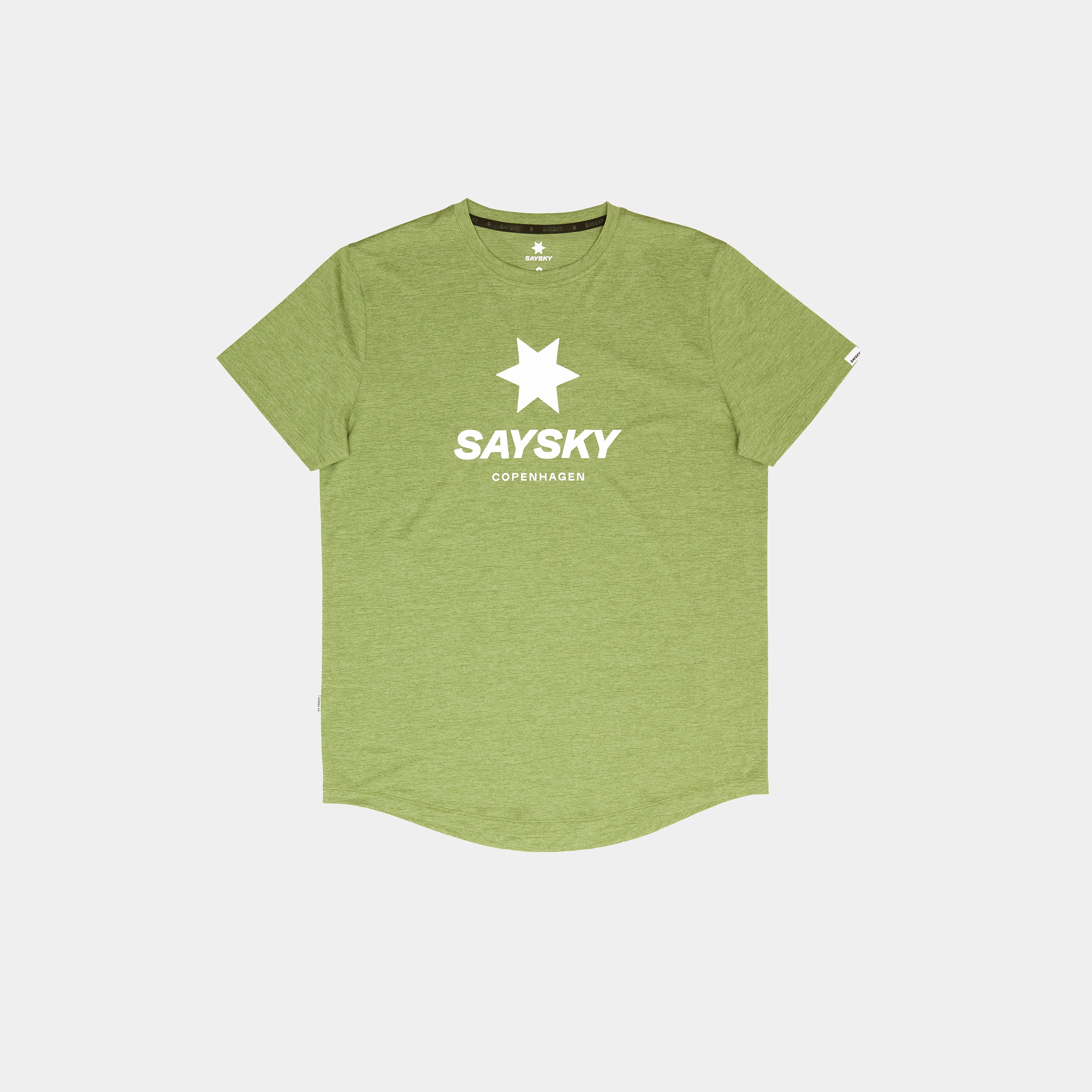 ランニングTシャツ NMRSS30c3009 Logo Combat T-shirt - Green Melange [メンズ]