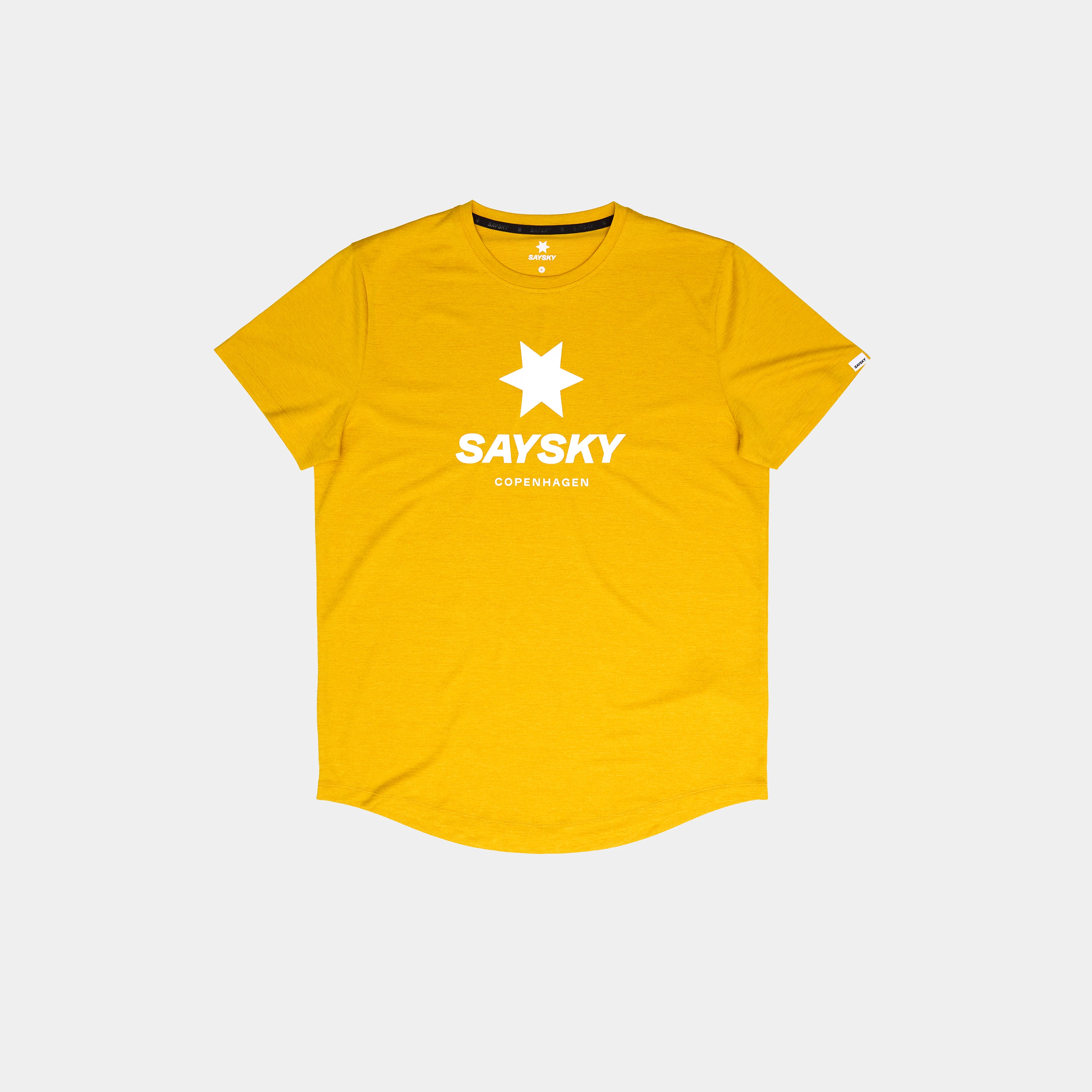 ランニングTシャツ NMRSS30c4007 Logo Combat T-shirt - Yellow [メンズ]