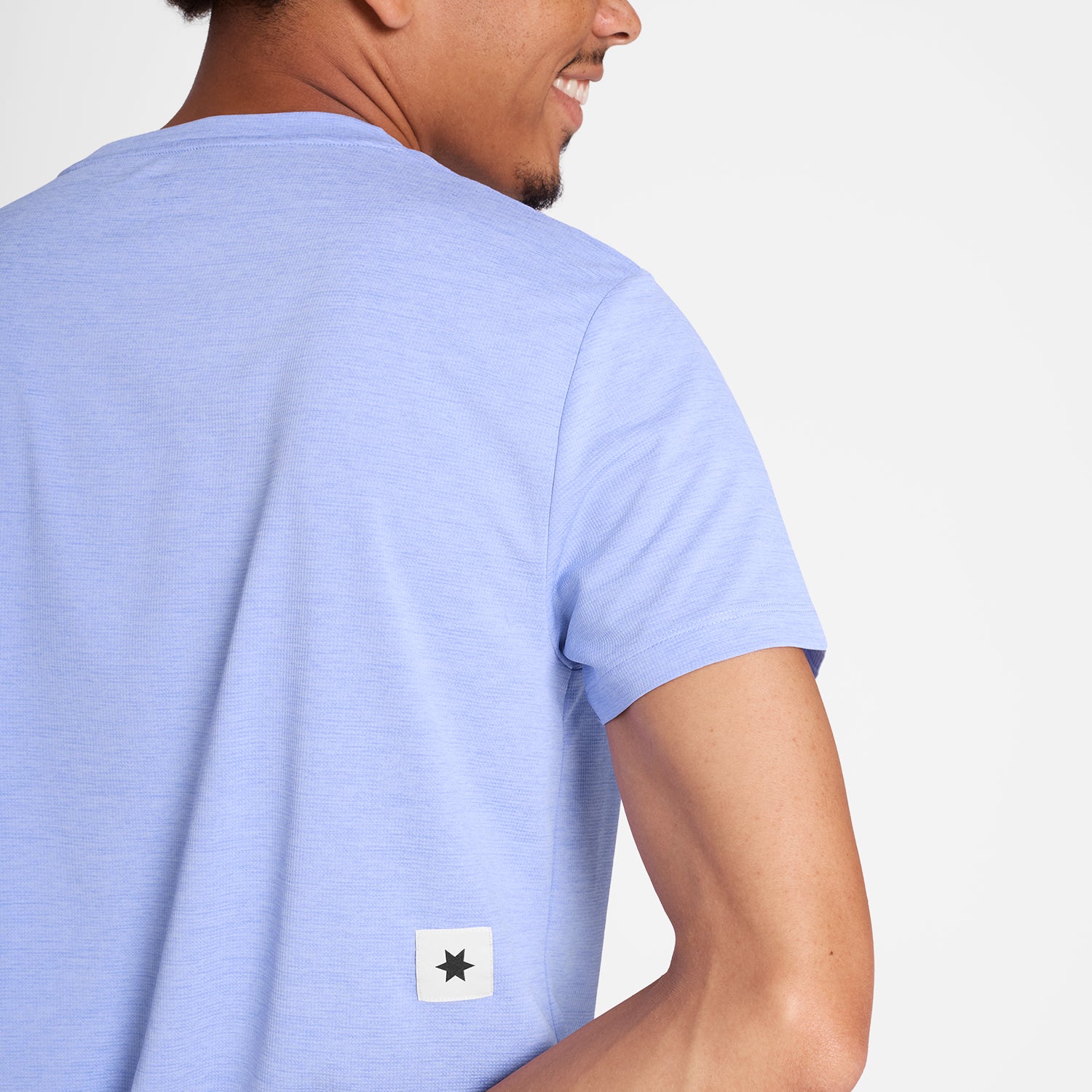 ランニングTシャツ NMRSS30c7008 Logo Combat T-shirt - Purple Melange [メンズ]