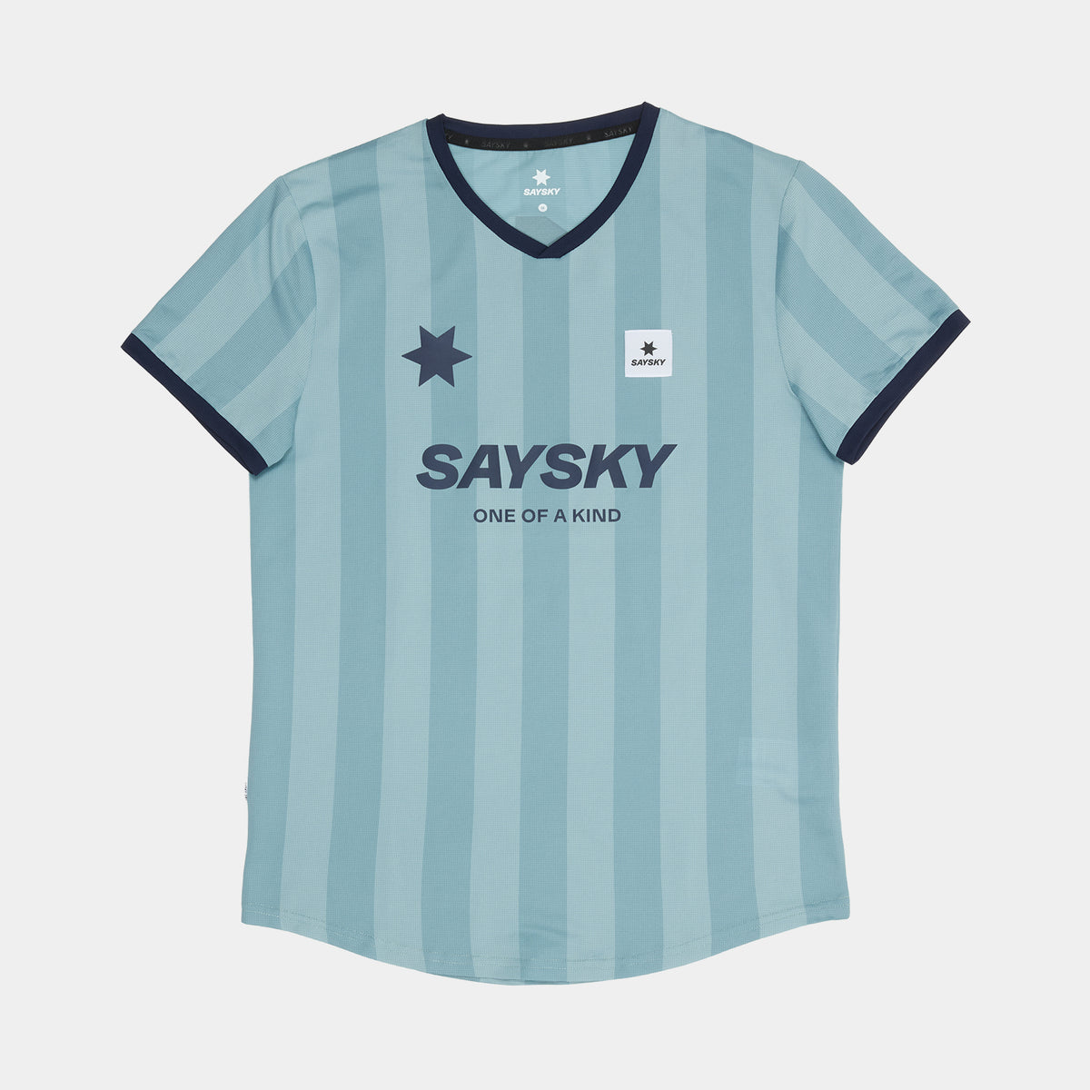 ランニングTシャツ NMRSS31c007 Stripe Combat T-shirt - Blue Stripe Aop [メンズ]