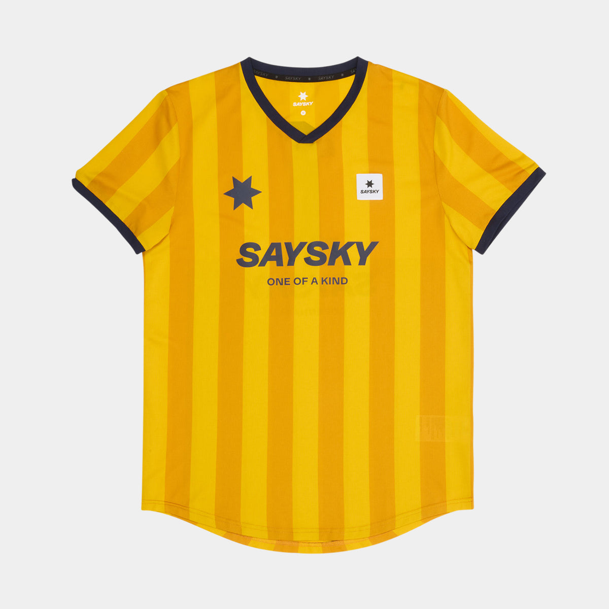 ランニングTシャツ NMRSS31c008 Stripe Combat T-shirt - Yellow Stripe Aop [メンズ]