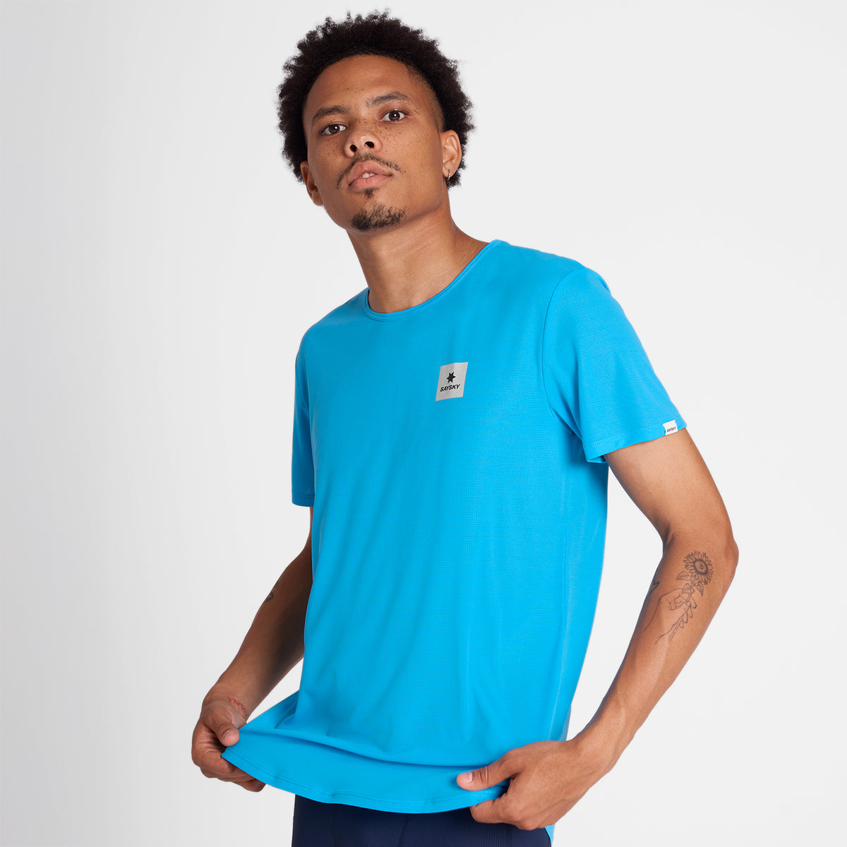 ランニングTシャツ NMRSS60c1045 Reactive Flow T-shirt - Blue Reactive Aop [メンズ]