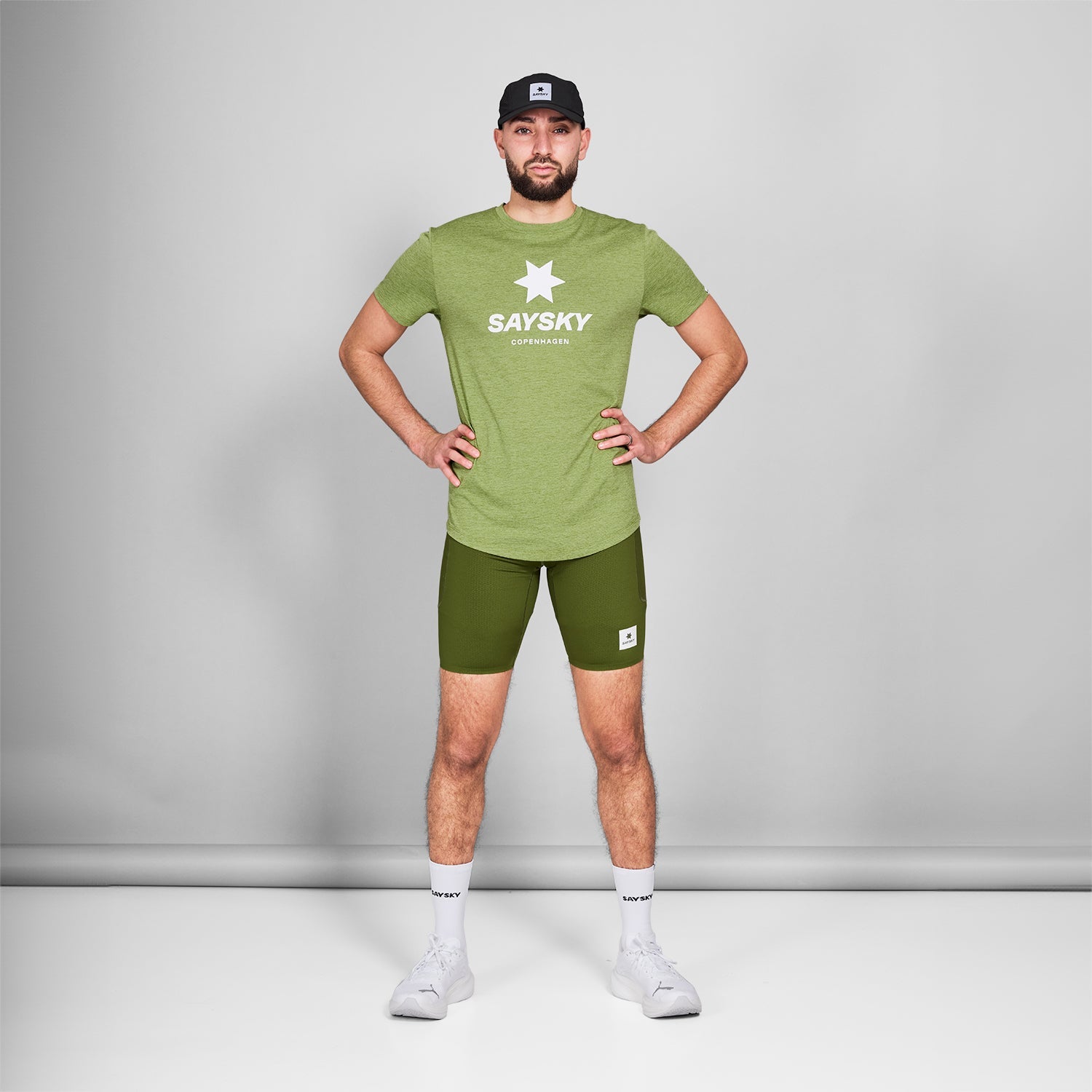 ショートタイツ NMRST31c313 Combat+ Short Tights 9inch - Green [メンズ]