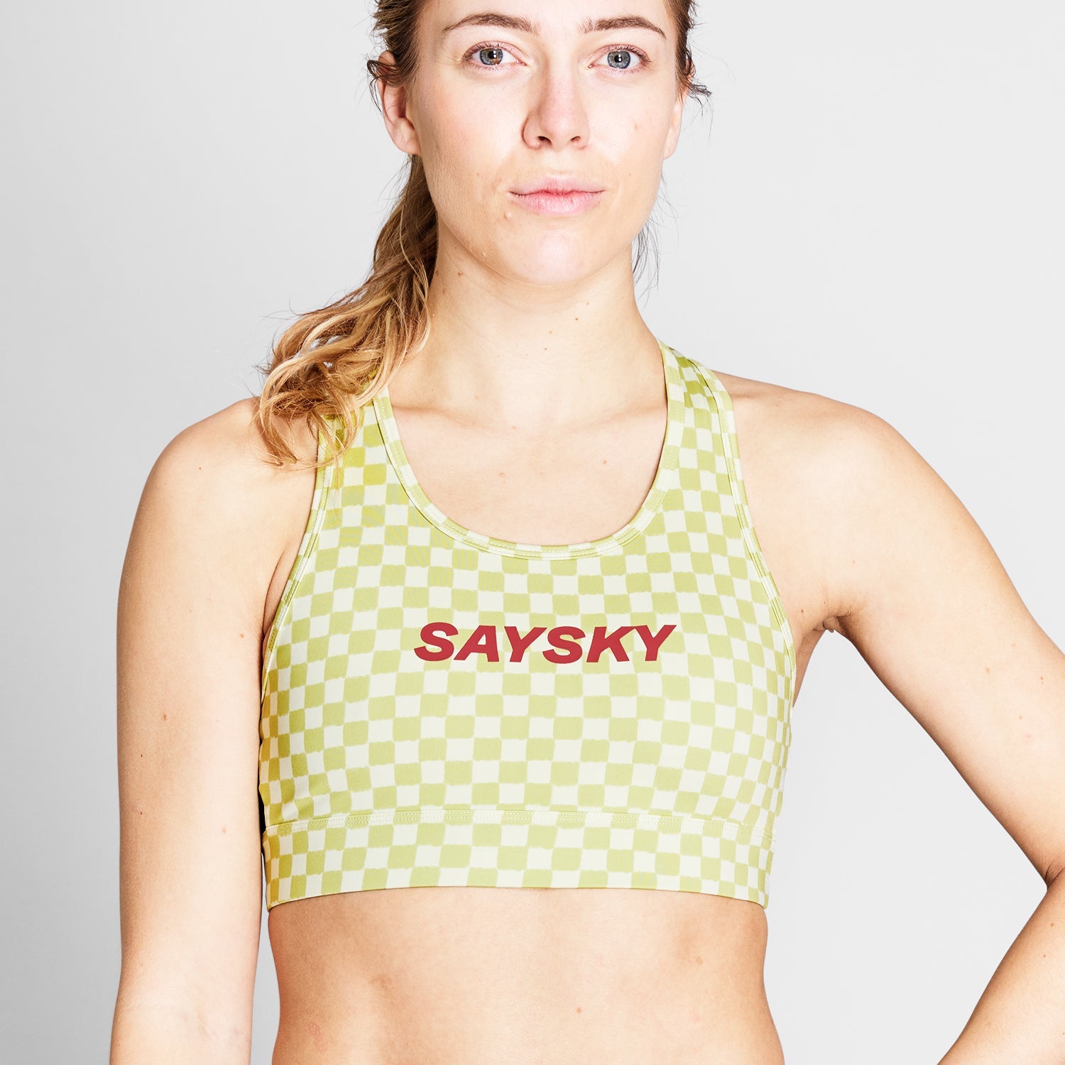 スポーツブラ NWRSB30c1034 W Checker Combat Sports Bra - Green Aop [レディーズ]