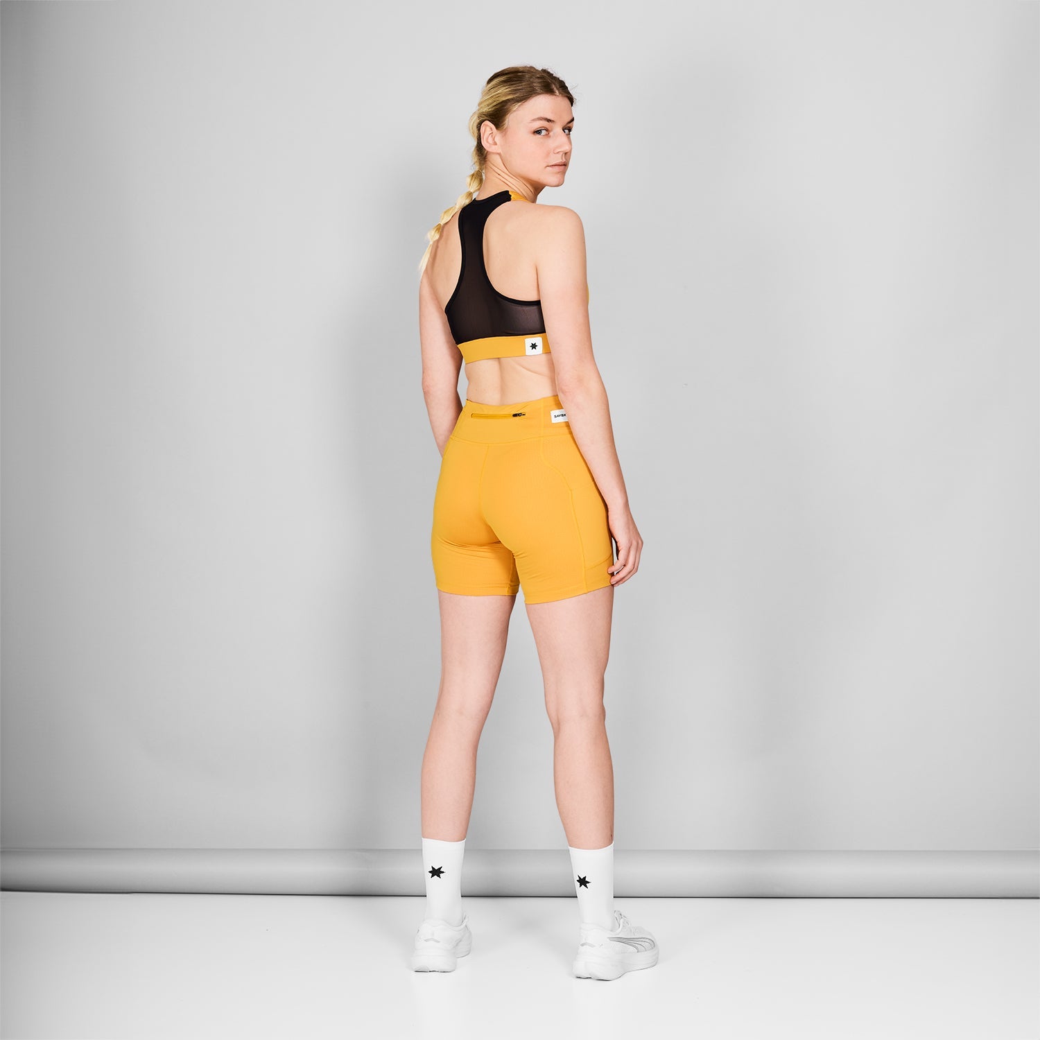 スポーツブラ NWRSB30c412 W Logo Combat Sports Bra - Yellow [レディーズ]