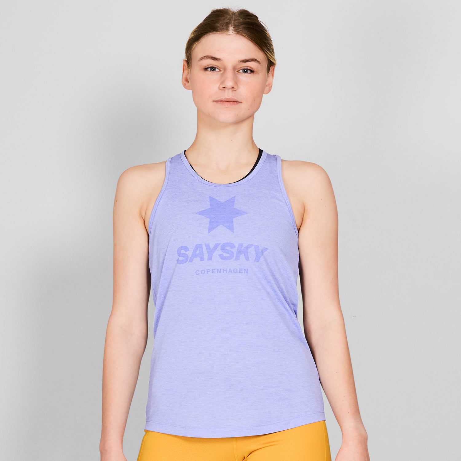 レースシングレット NWRSI30c7008 W Logo Combat Singlet - Purple Melange [レディーズ]