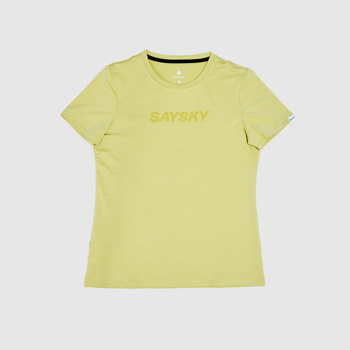 ランニングTシャツ NWRSS20c3008 W Logo Pace T-shirt - Green Melange [レディーズ]