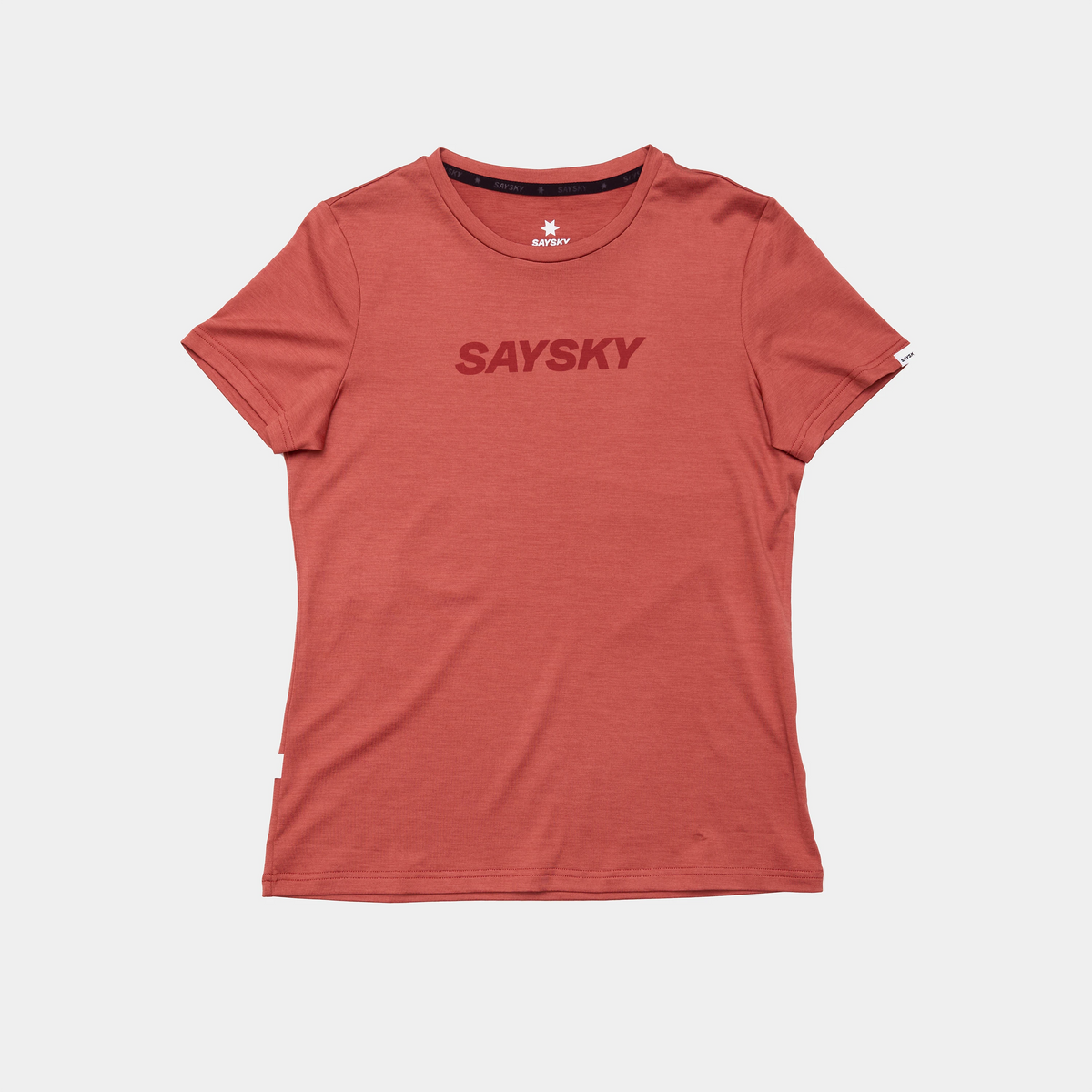 ランニングTシャツ NWRSS20c5006 W Logo Pace T-shirt - Red Melange [レディーズ]