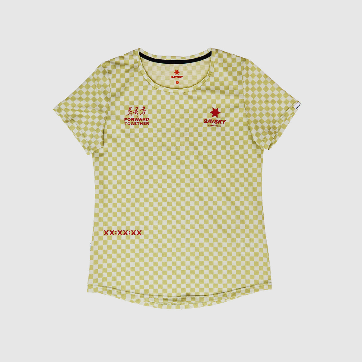 ランニングTシャツ NWRSS31c1034 W Checker Combat T-shirt - Green Checker Aop [レディーズ]