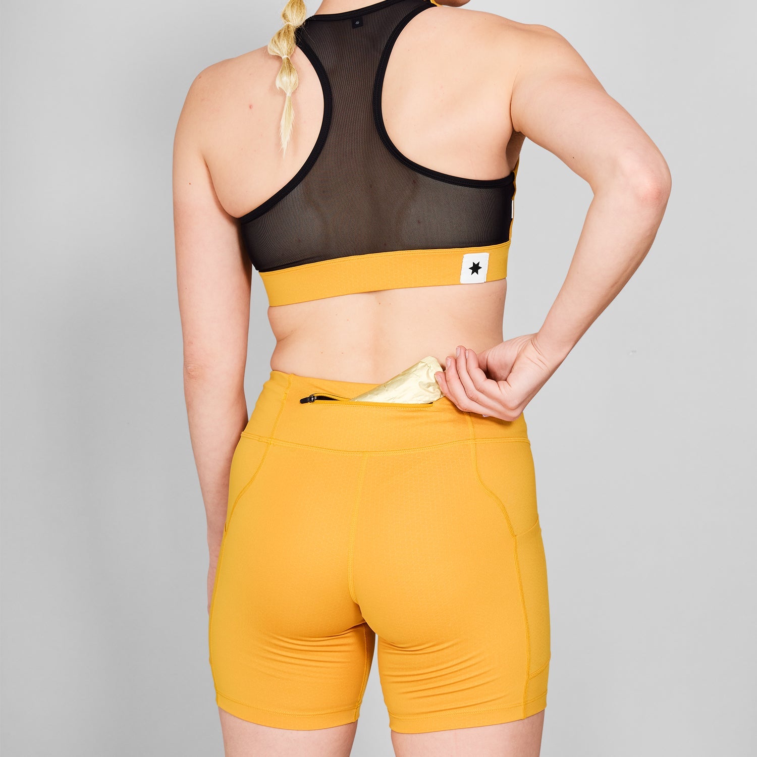 ランニングショーツ NWRST30c412 W Combat+ Short Tights 7inch - Yellow [レディーズ]