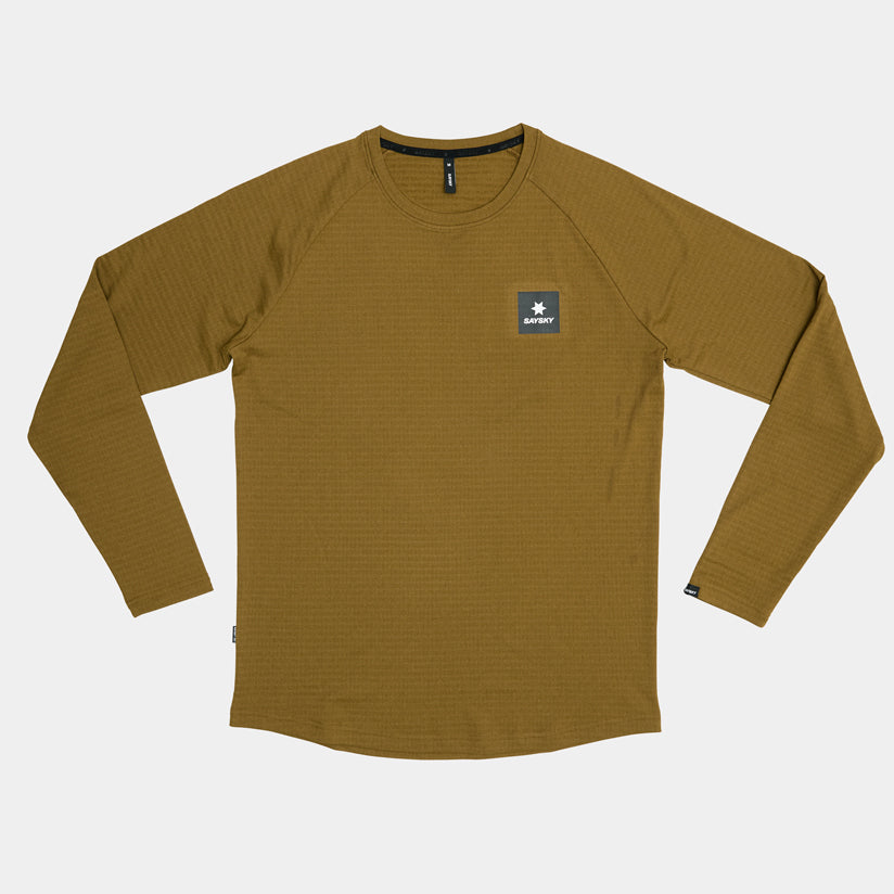 ランニングフリース OMRFL02c7011 Blaze Long Sleeve Light Fleece - Camel [メンズ]