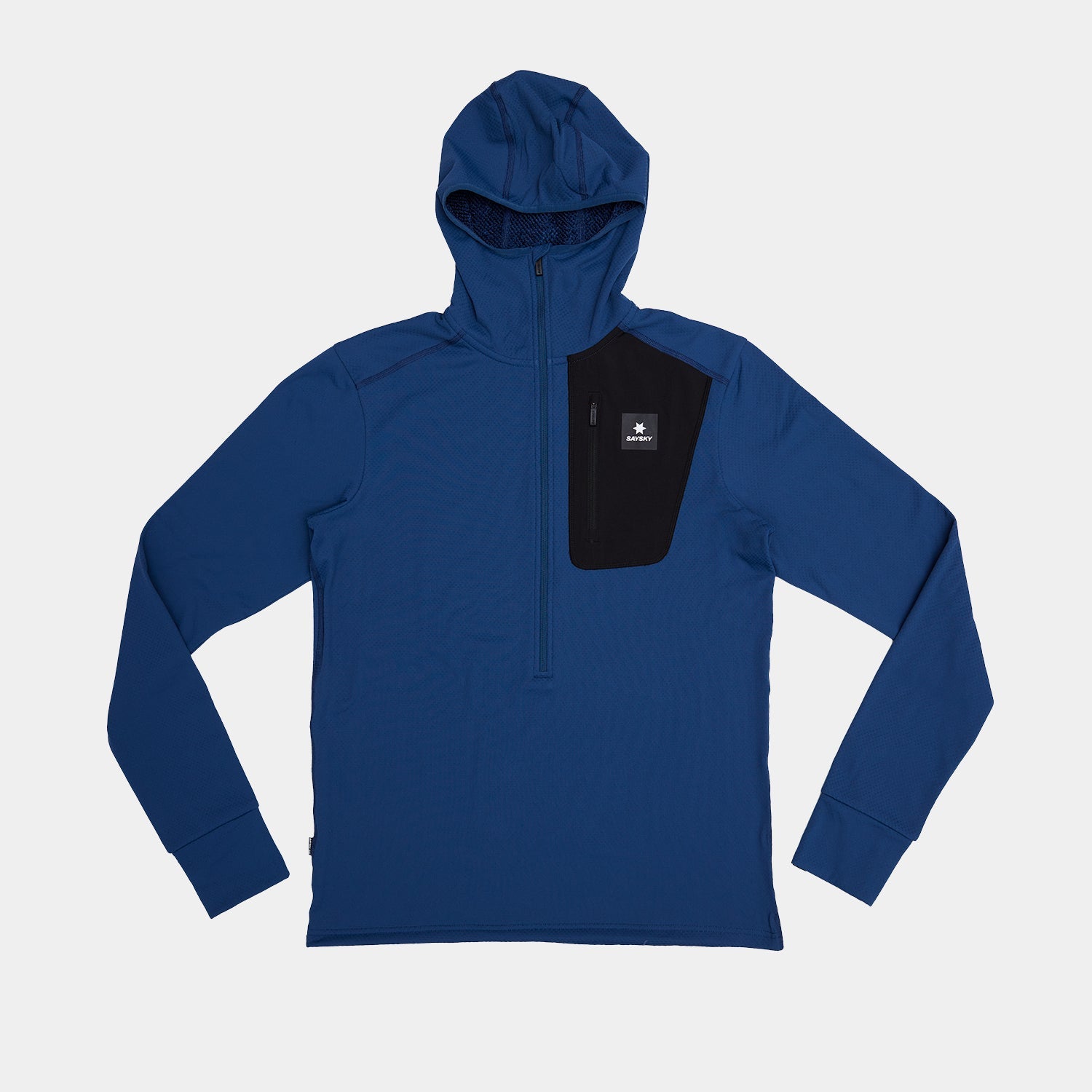 スウェットパーカー OMRHO30c219 Combat Half Zip Fleece Hoodie - BLUE [メンズ]