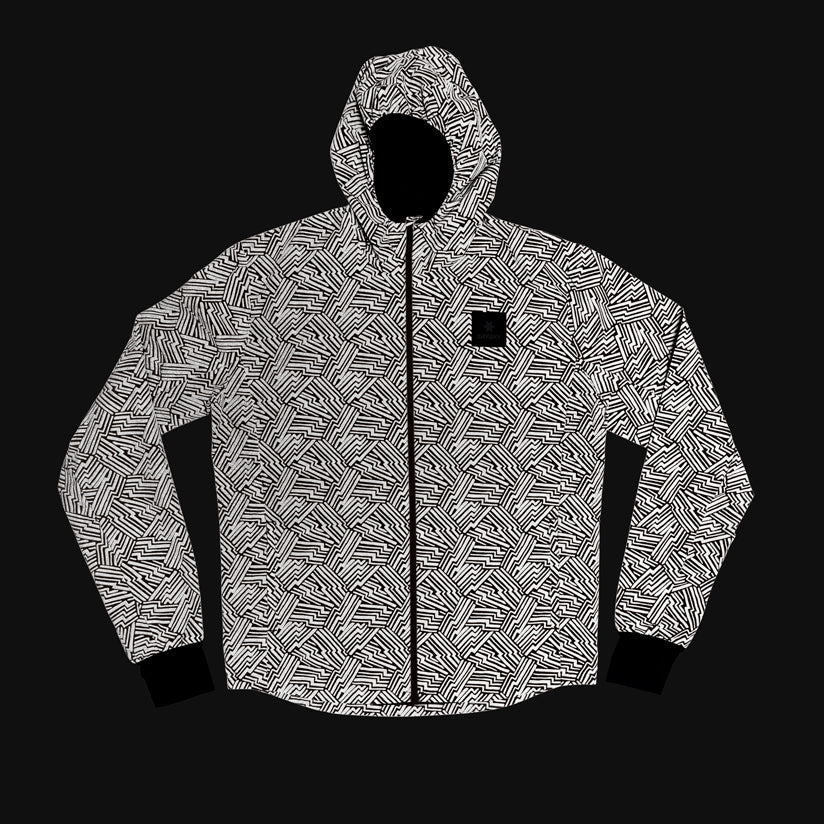 ランニングジャケット OMRJA01c1051 Reflective Blaze Jacket - Orange Aop [メンズ]