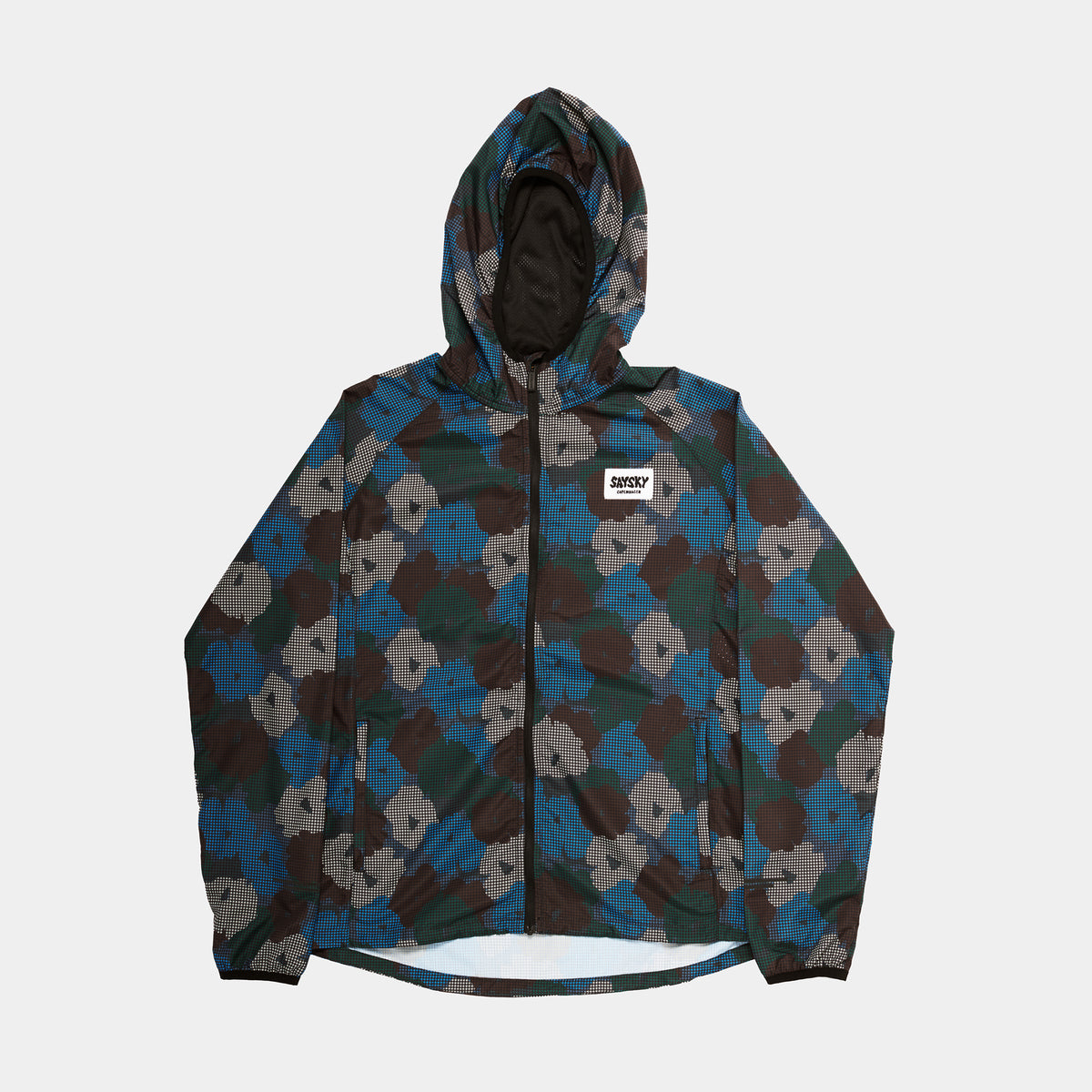 ランニングジャケット OMRJA22c1046 Flower Pace Jacket - Blue Aop [メンズ]