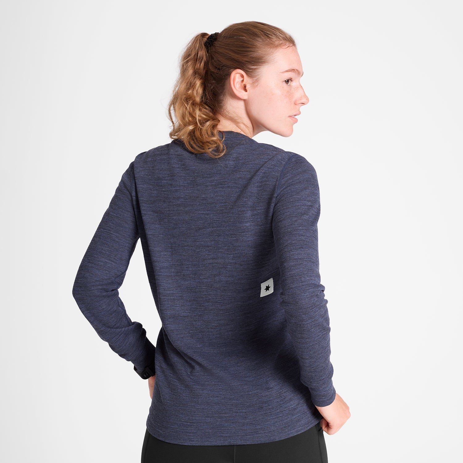 ランニングTシャツ（ロングスリーブ） OMRLS41c2016 Merino 195 Blaze Long Sleeve - Blue [メンズ]