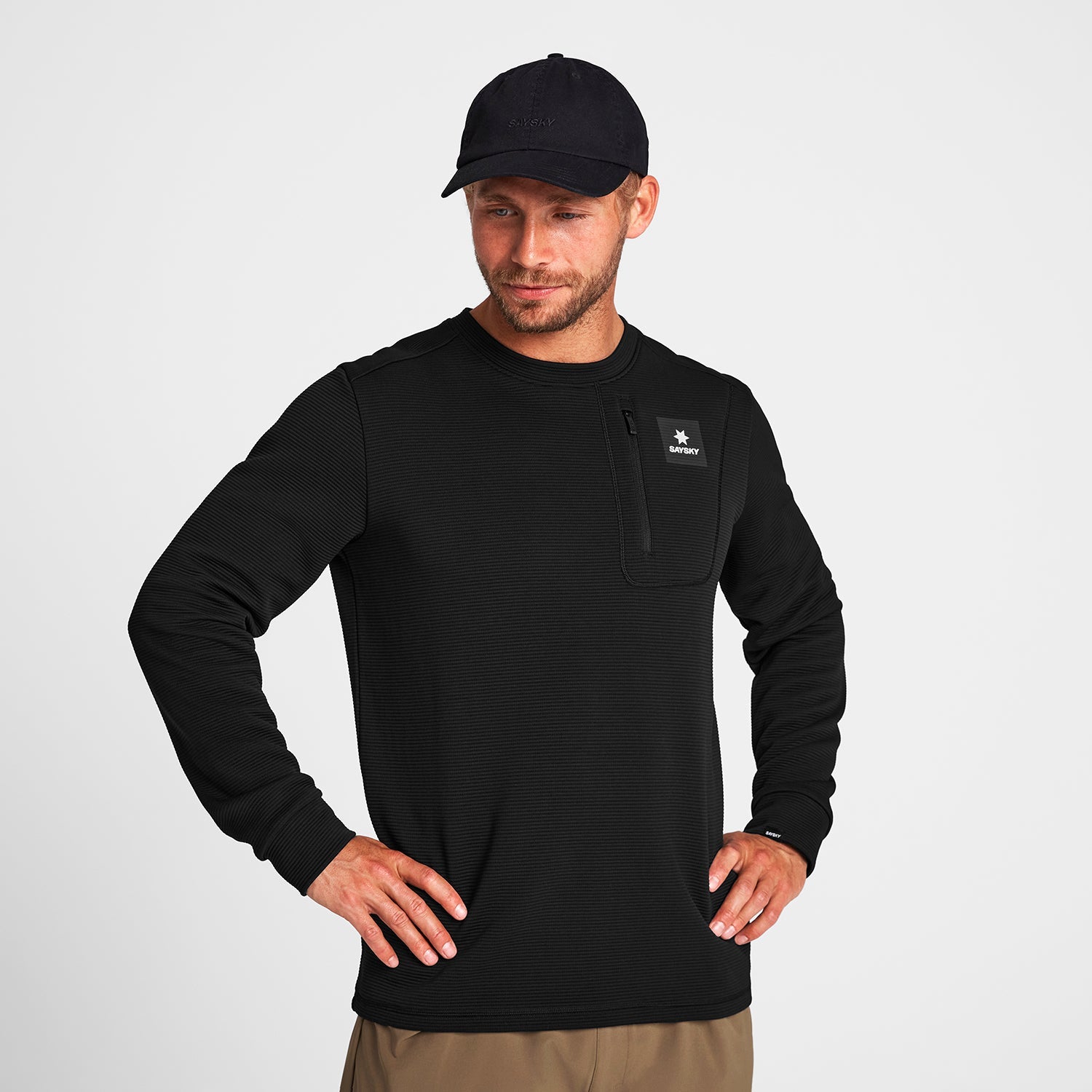 スウェット OMRLS43c901 Motion Tech Crew Neck - Black [メンズ]