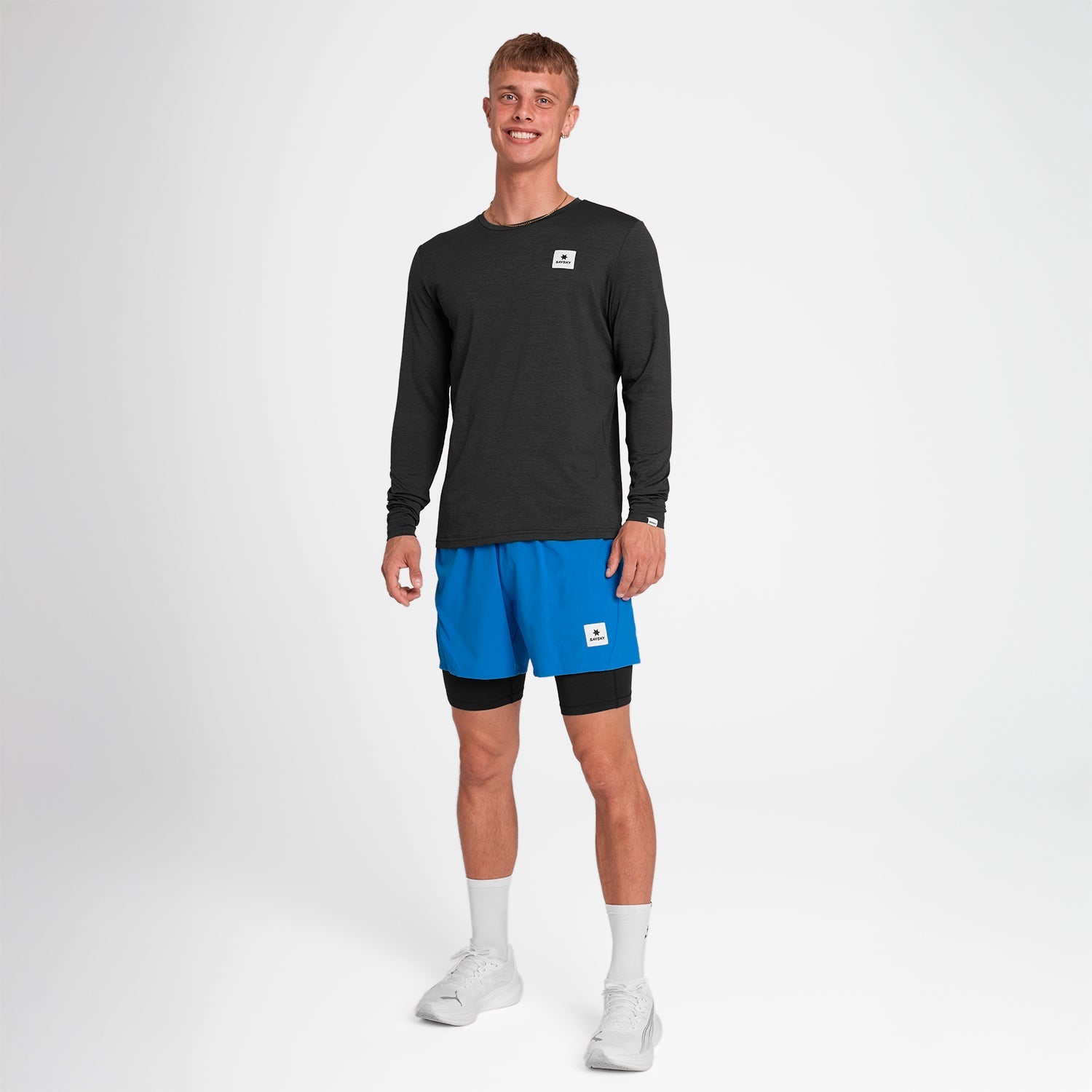 ランニングショーツ OMRSH20c220 Pace 2-in-1 Shorts 5inch - Blue [メンズ]