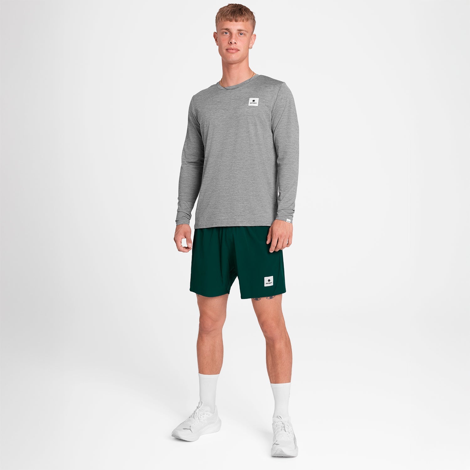 ランニングショーツ OMRSH21c317 Pace Shorts 5inch - Green [メンズ]