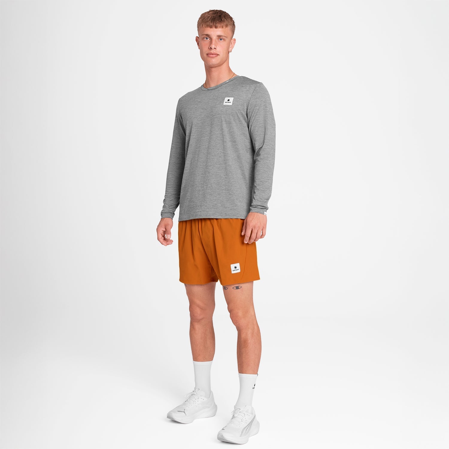 ランニングショーツ OMRSH21c416 Pace Shorts 5inch - Orange [メンズ]