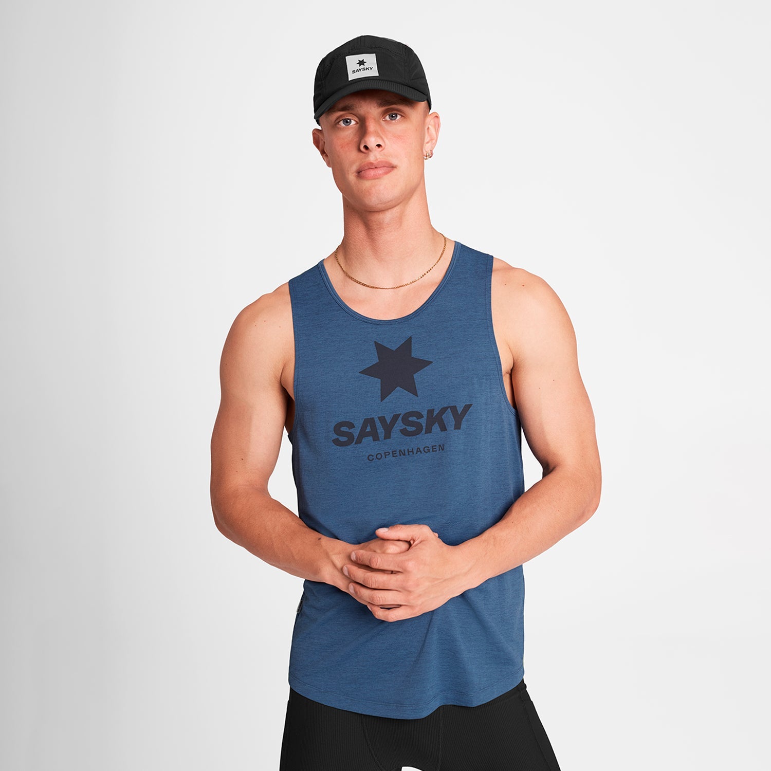 レースシングレット OMRSI30c2012 Logo Combat Pro Singlet - Blue [メンズ]
