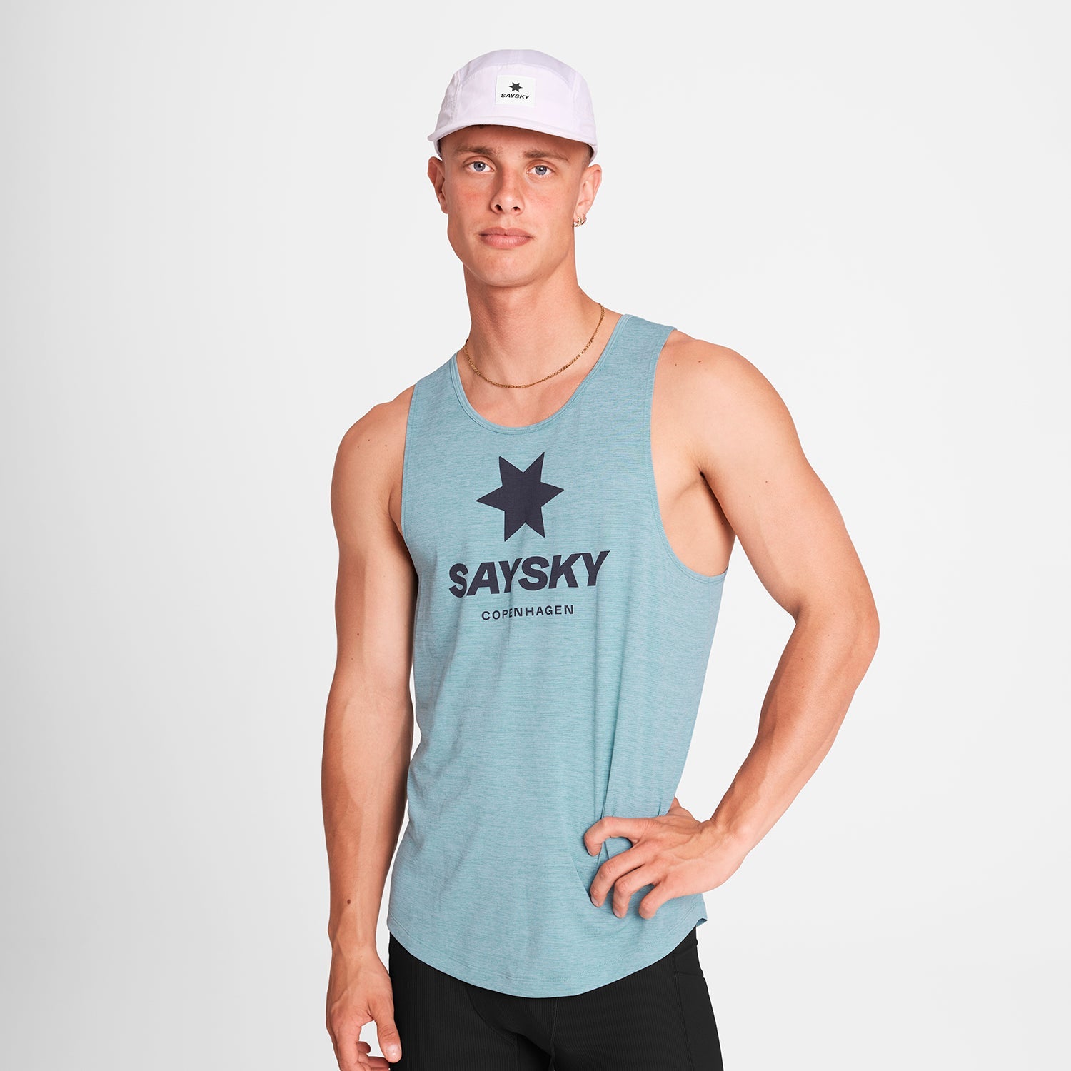レースシングレット OMRSI30c2013 Logo Combat Pro Singlet - Blue [メンズ]