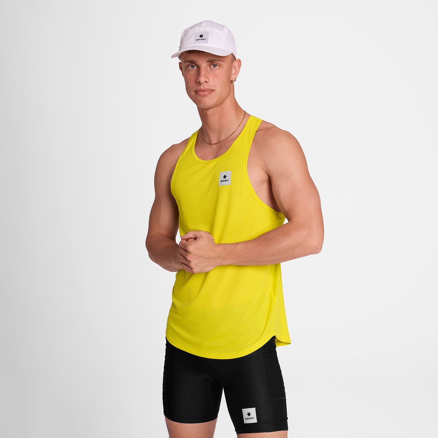 レースシングレット OMRSI60c1052 Reactive Flow Singlet - Yellow Aop [メンズ]