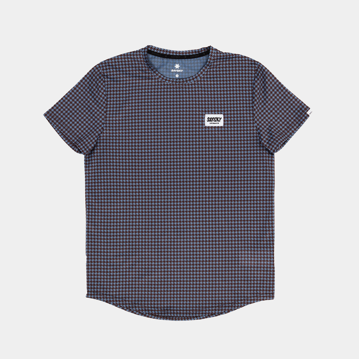 ランニングTシャツ OMRSS31c1047 Houndstooth Combat T-shirt - Blue Aop [メンズ]