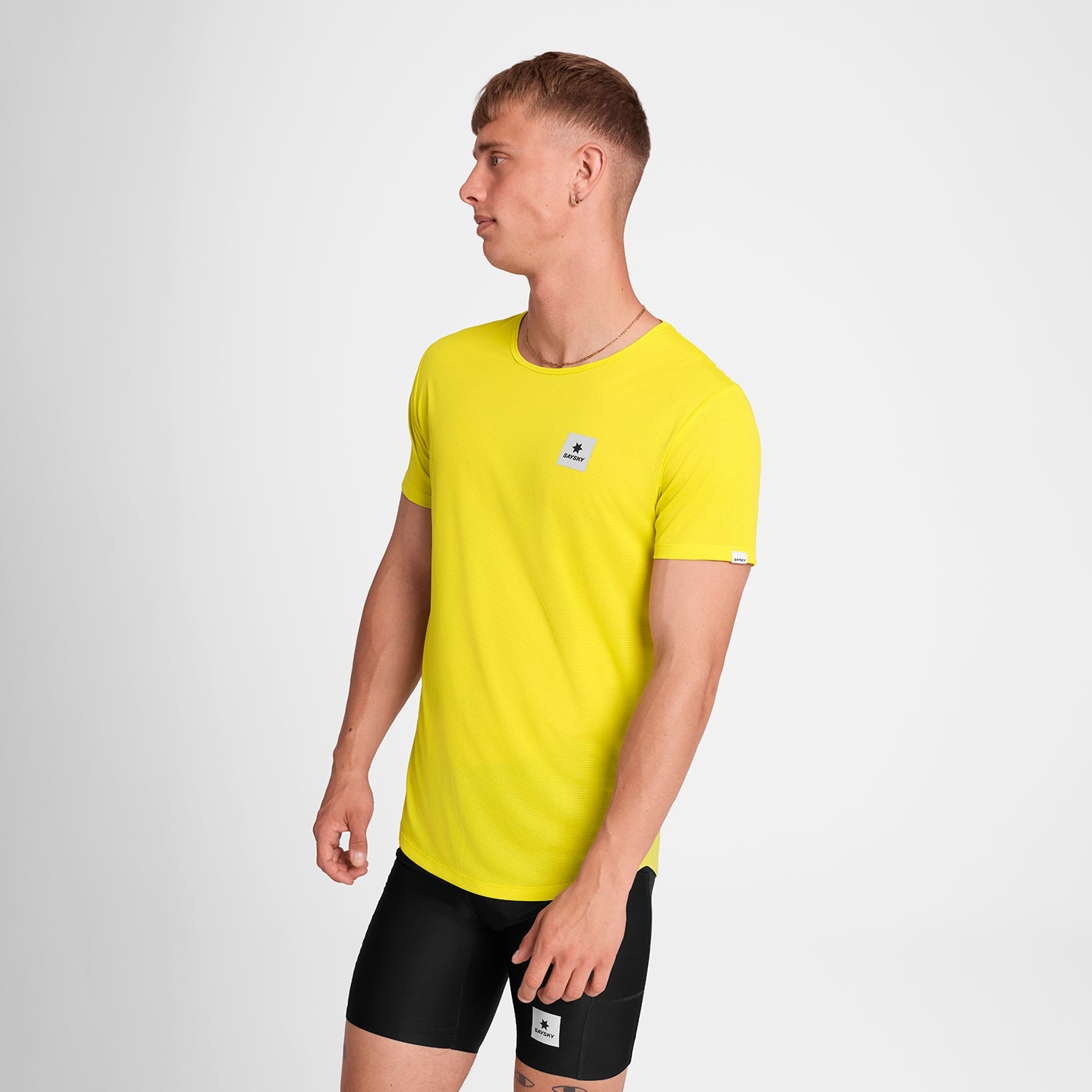 ランニングTシャツ OMRSS60c1052 Reactive Flow T-shirt - Yellow Aop [メンズ]