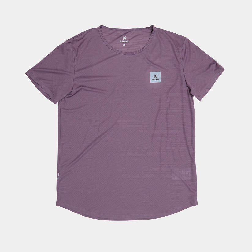 ランニングTシャツ OMRSS60c1053 Reactive Flow T-shirt - Purple Aop [メンズ]