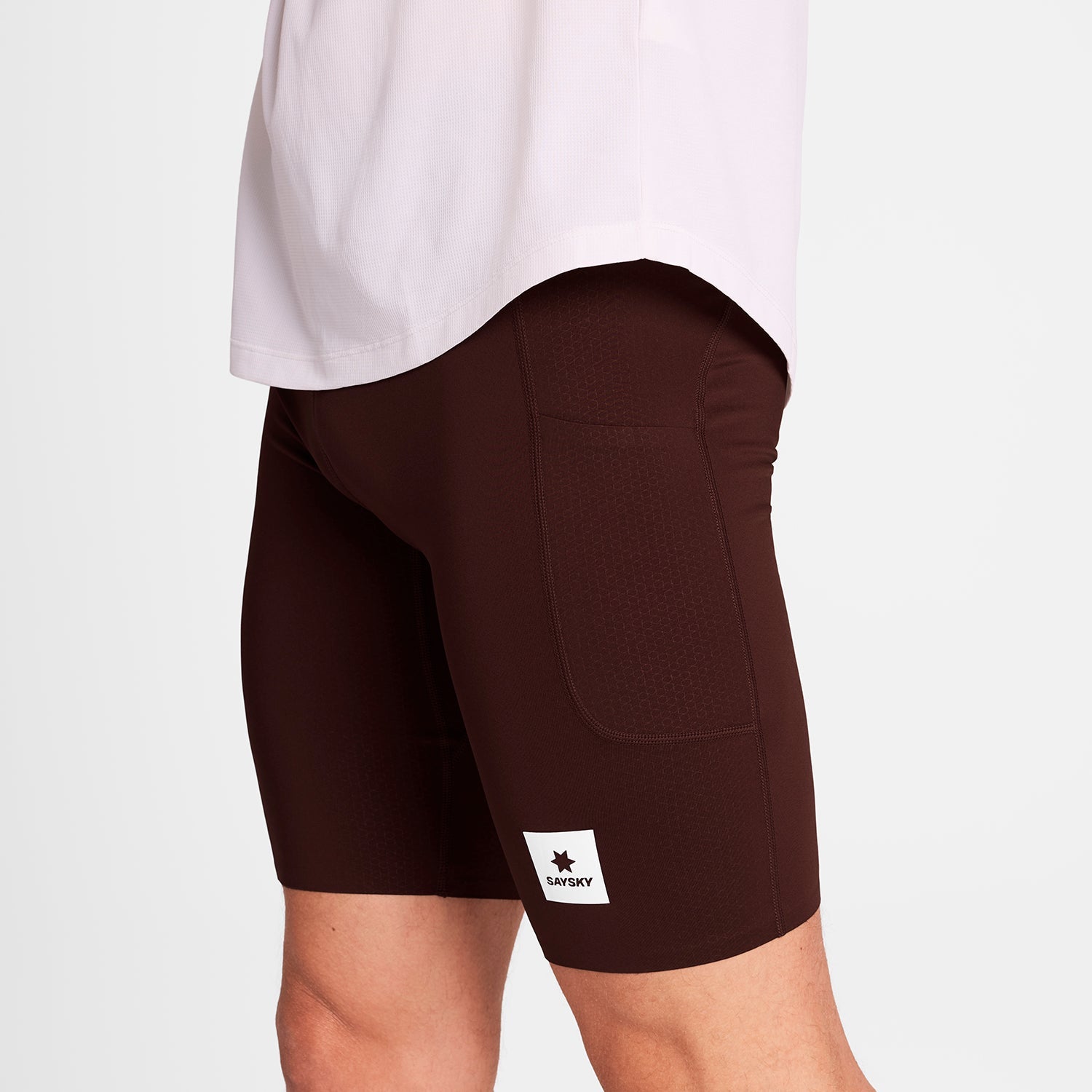 ランニングタイツ OMRST31c508 Combat+ Short Tights 9inch - Red [メンズ]