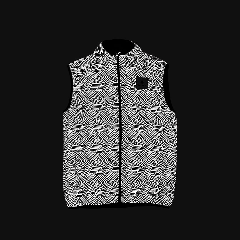 ランニングベスト OMRVE01c1050 Reflective Pace Vest - Black Aop [メンズ]