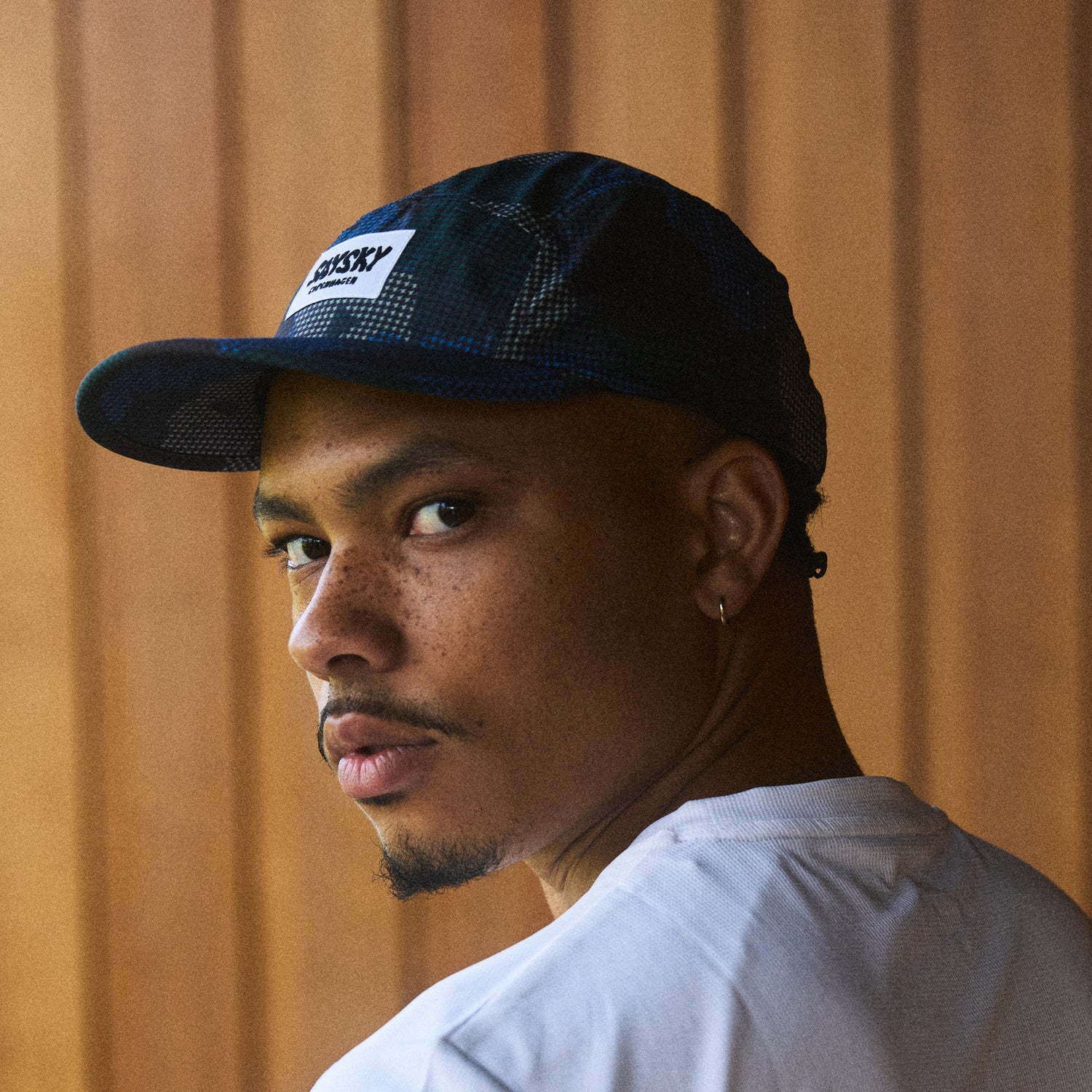 ランニングキャップ OUACA103c1046 Combat Cap - Blue Aop [ユニセックス]
