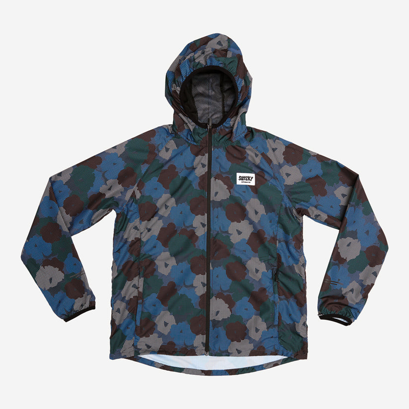 ランニングジャケット OWRJA21c1046 W Flower Pace Jacket - Blue Aop [レディーズ]