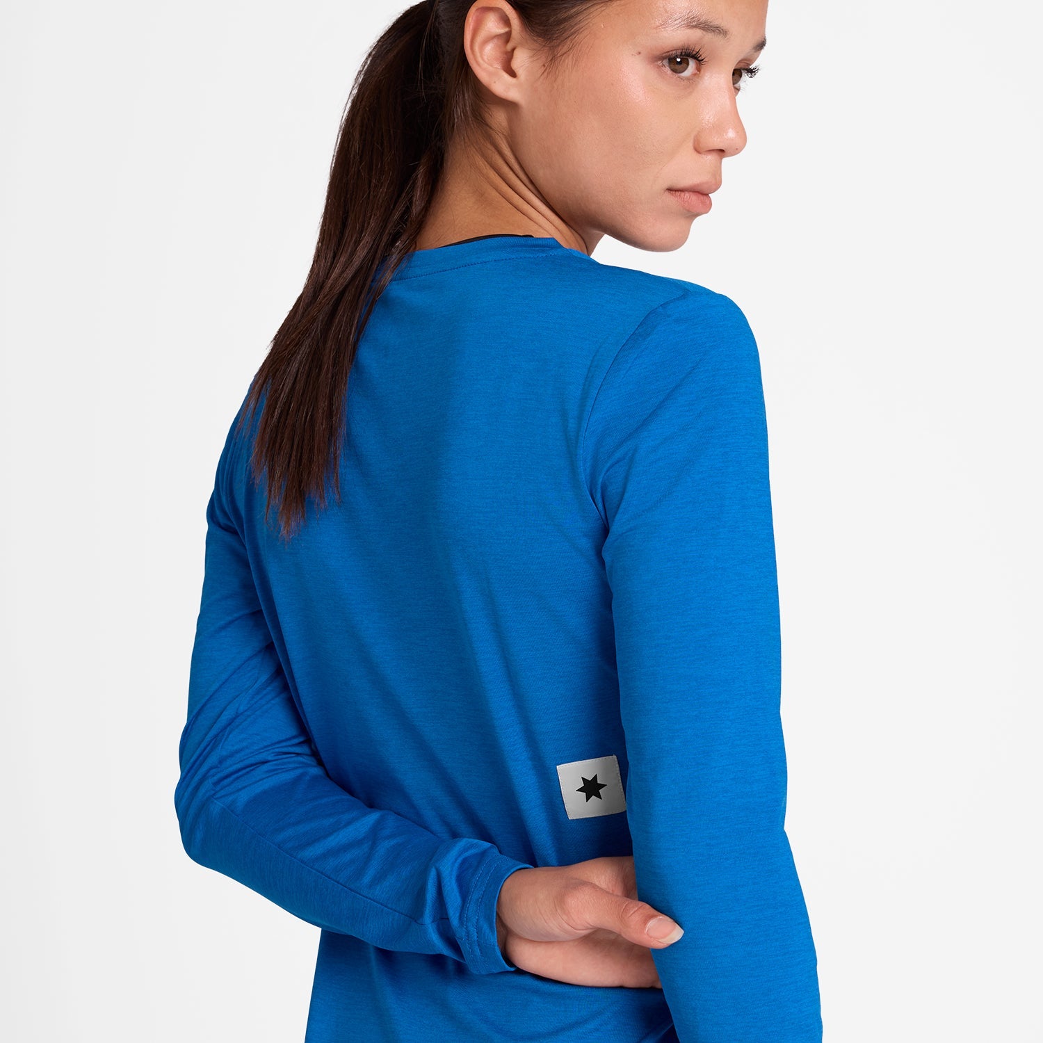 ランニングTシャツ（ロングスリーブ） OWRLS20c2014 W Clean Pace Long Sleeve - Blue [レディーズ]