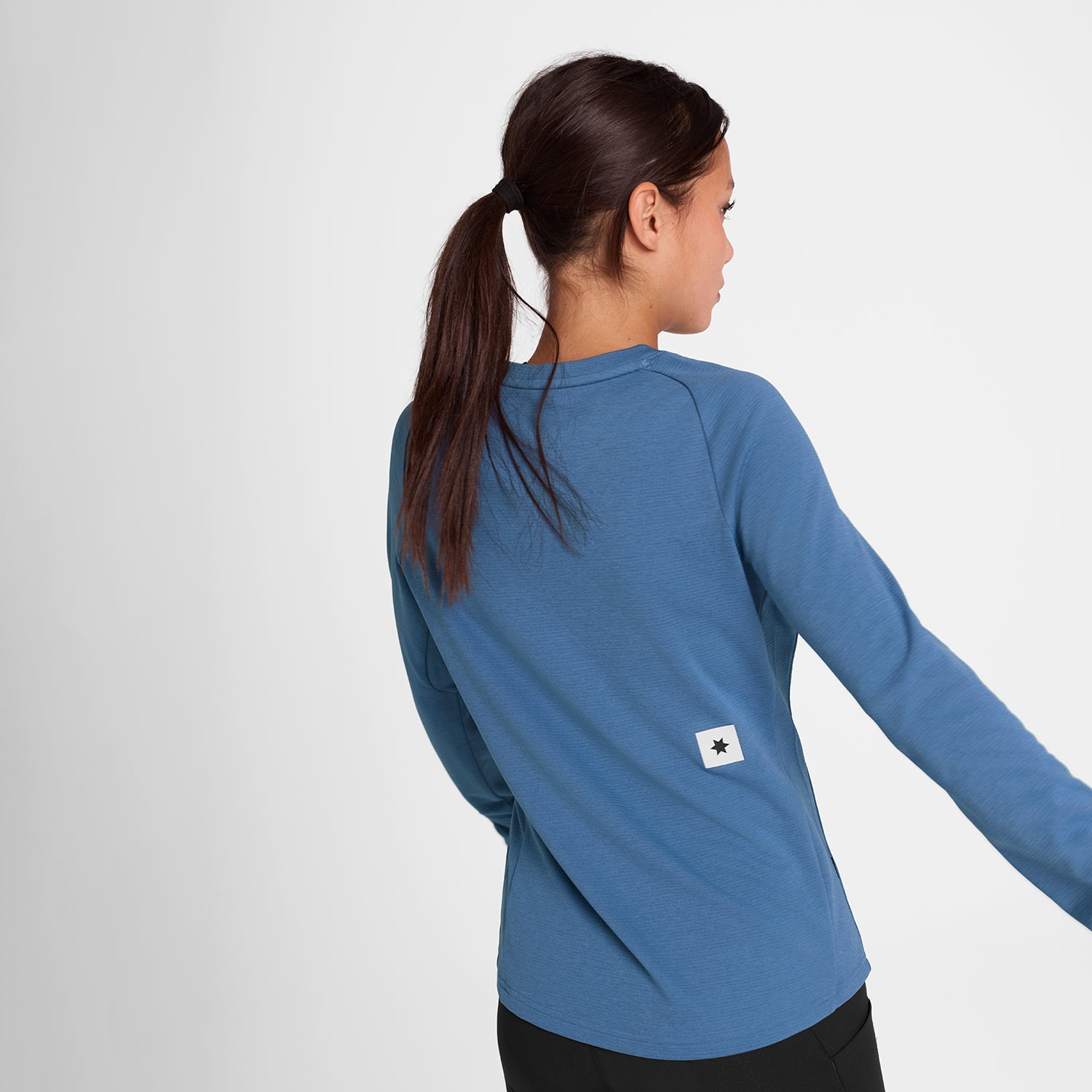 ランニングTシャツ（ロングスリーブ） OWRLS60c2011 W Clean Flow Long Sleeve - Blue [レディーズ]