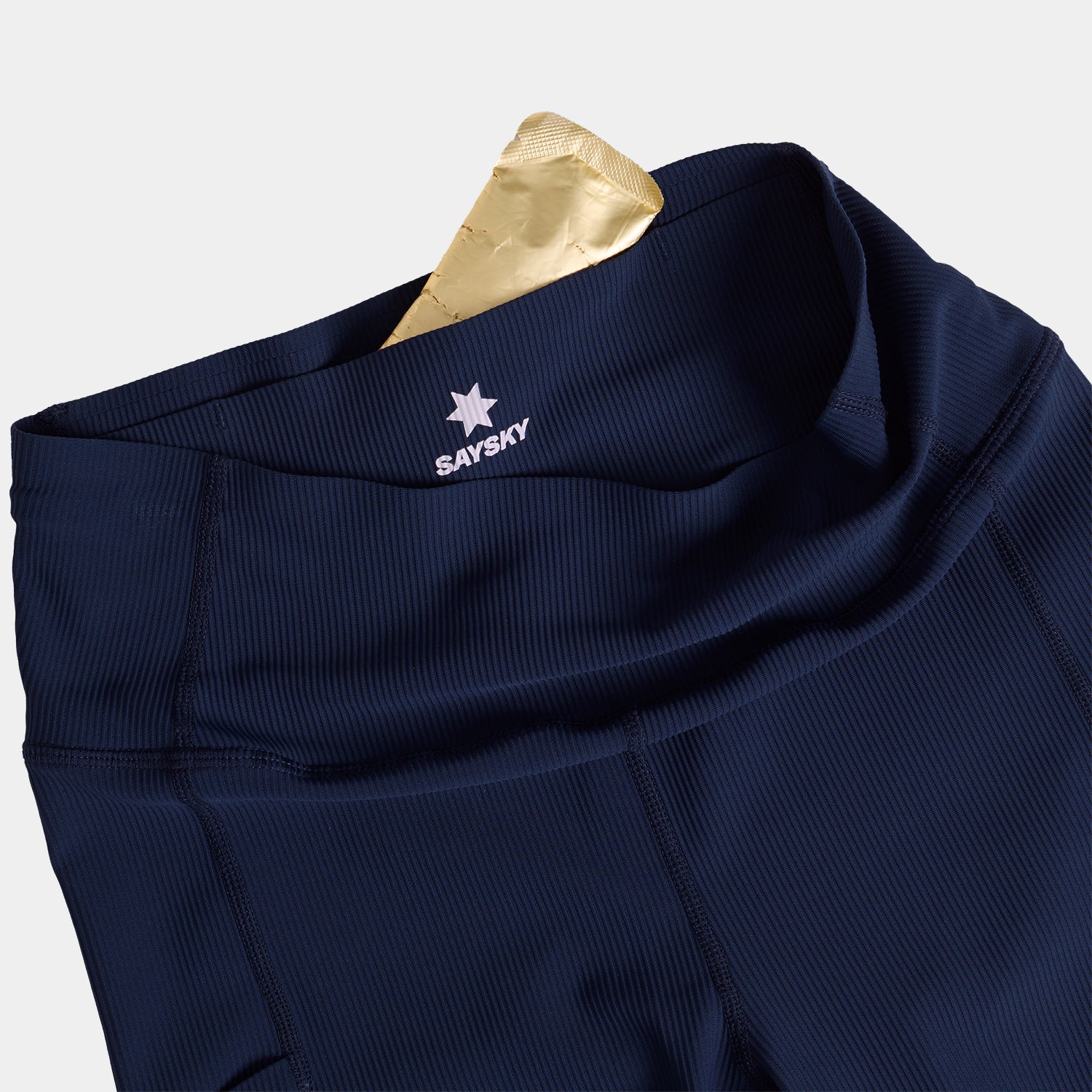 ランニングタイツ OWRLT21c201 W Combat+ Rib Long Tights - Blue [レディーズ]