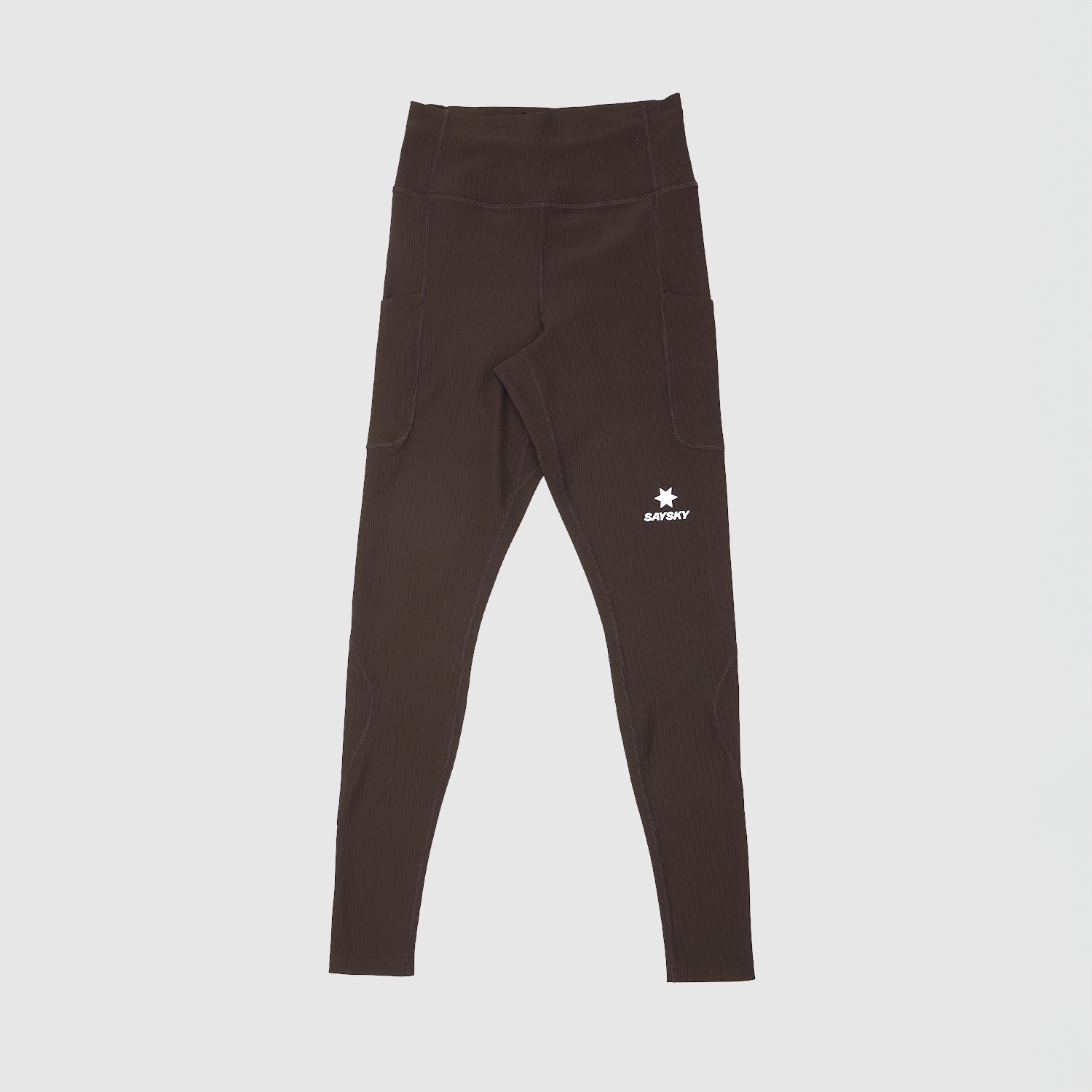 ランニングタイツ OWRLT21c712 W Combat+ Rib Long Tights - Coffee [レディーズ]