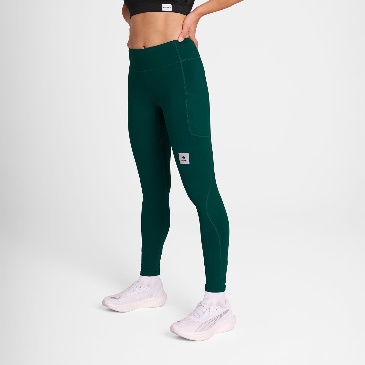 ランニングタイツ OWRLT40c317 W Pace+ Long Tights - Green [レディーズ]