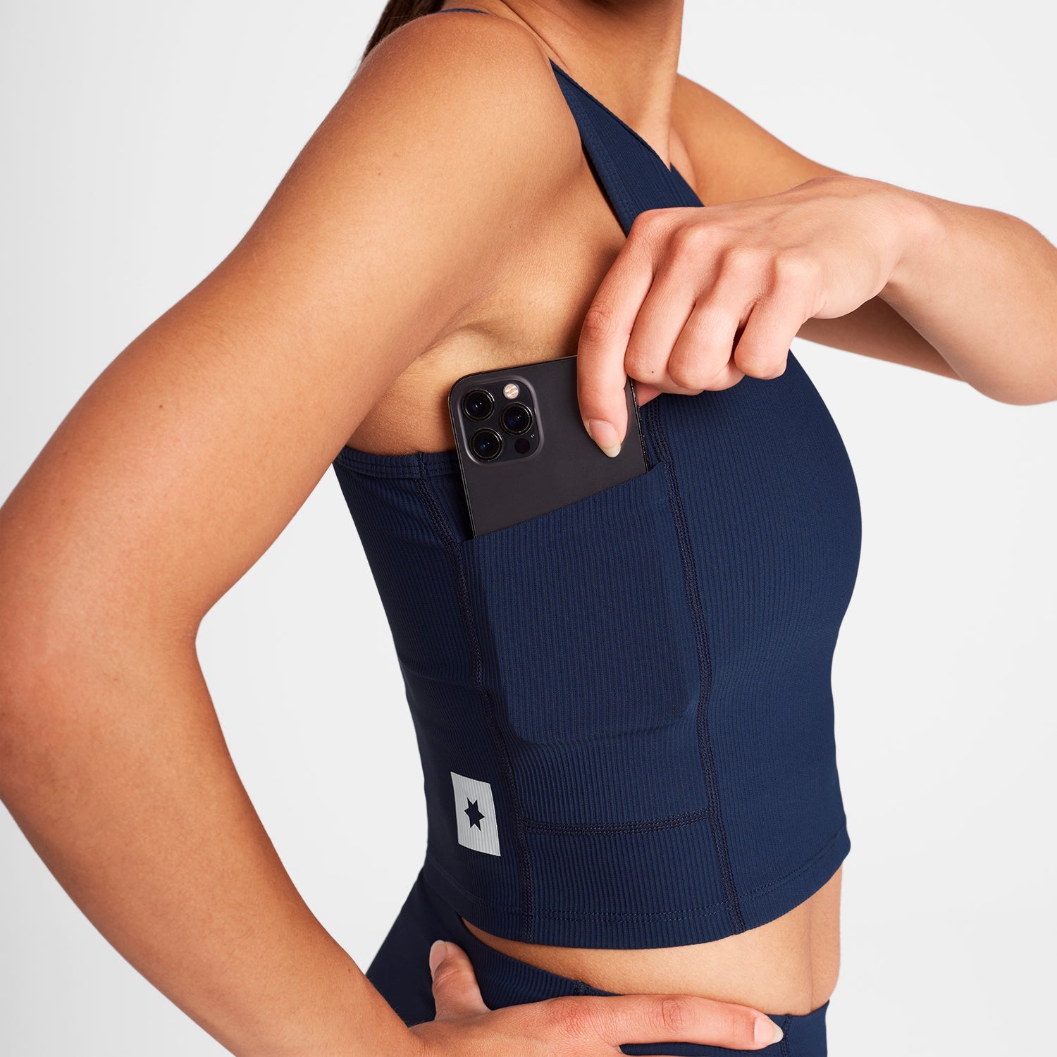 スポーツブラ OWRSB32c201 W Combat Rib Crop Top - Blue [レディーズ]