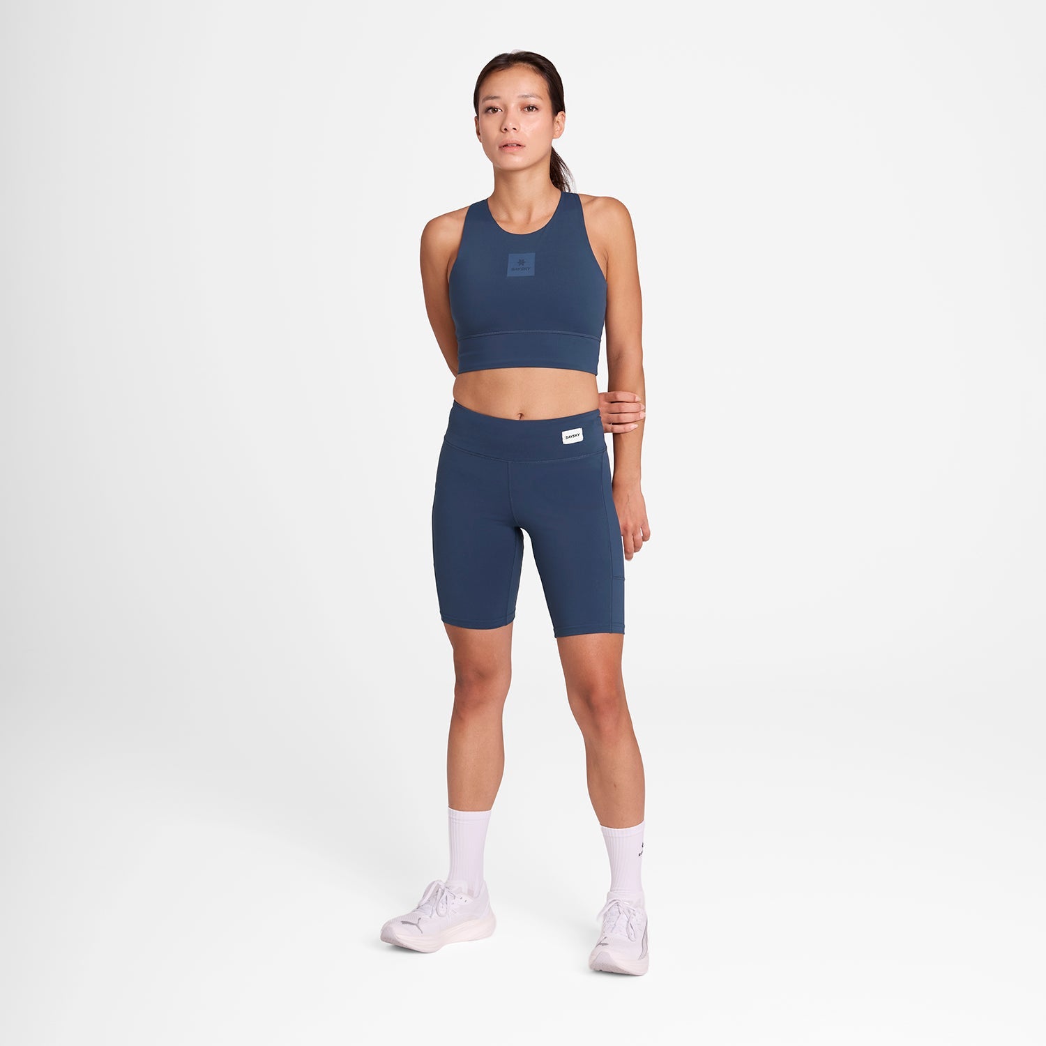 スポーツブラ OWRSB50c222 W Motion Sports Bra - Blue [レディーズ]