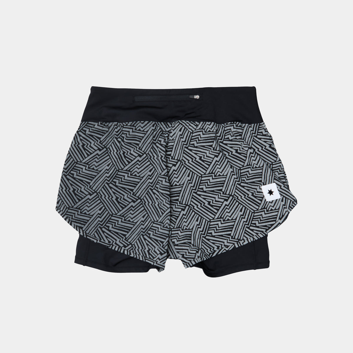 ランニングショーツ OWRSH23c1050 W Reflective Pace 2-in-1 Shorts 3inch - Black Aop [レディーズ]