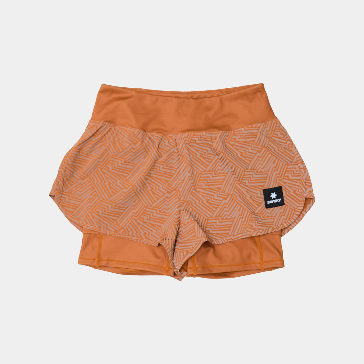 ランニングショーツ OWRSH23c1051 W Reflective Pace 2-in-1 Shorts 3inch - Orange Aop [レディーズ]