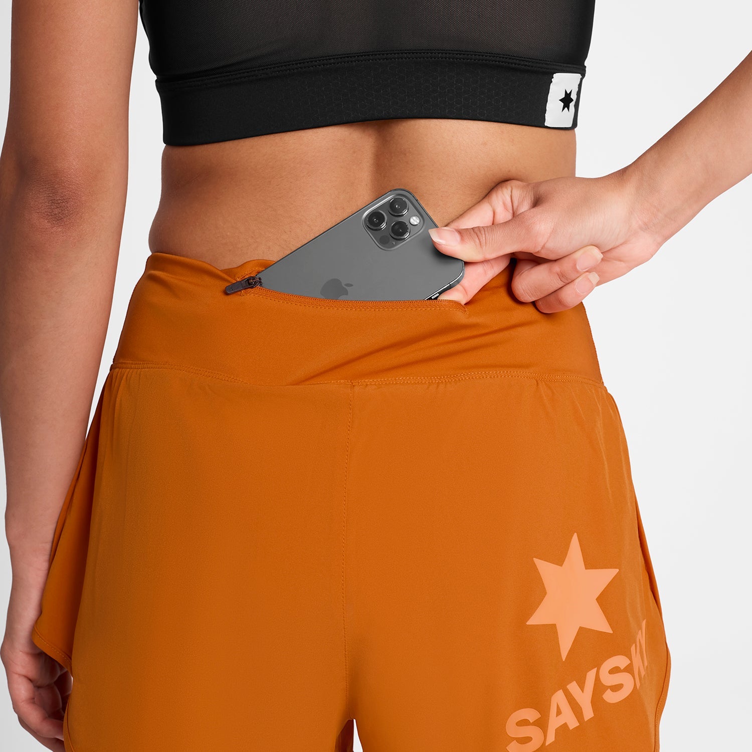 ランニングショーツ OWRSH24c416 W Pace Shorts 3inch - Orange [レディーズ]