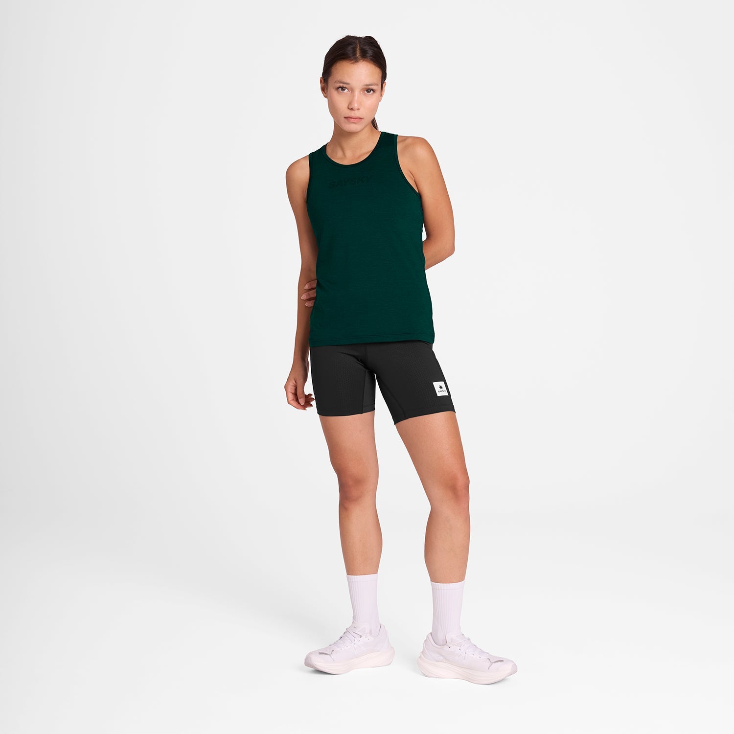 レースシングレット OWRSI20c3010 W Logo Pace Top - Green [レディーズ]